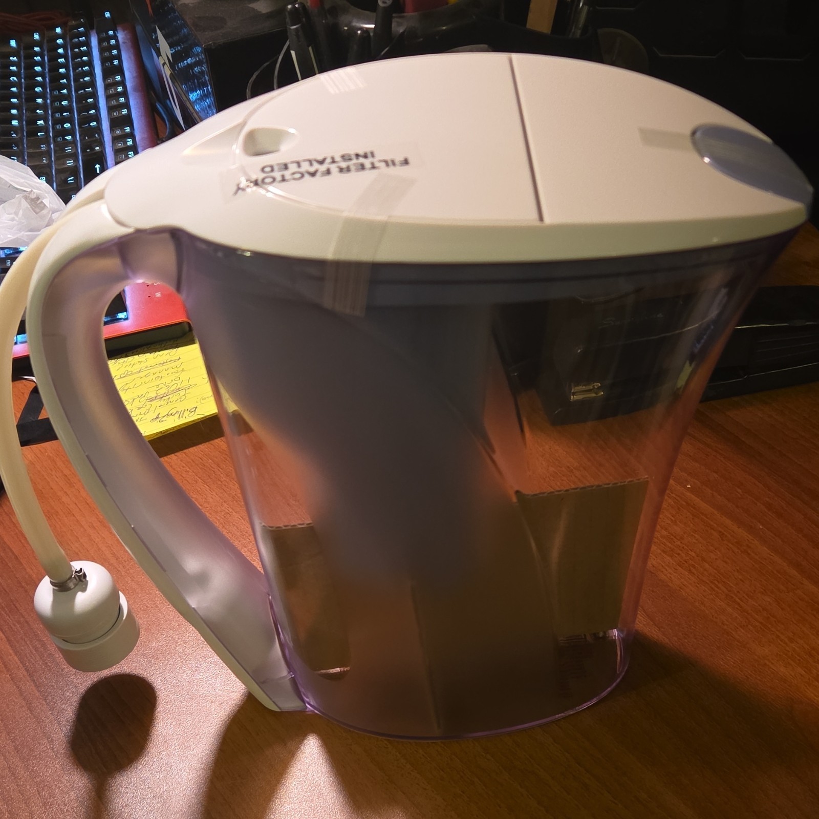 NEW CLEAR2O Gravity Water Filtration Pitcher W/ Sealed Filter In Box