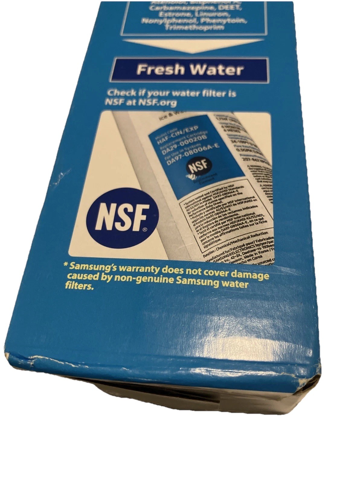 SAMSUNG HAF-CIN/EXP Water/Ice Filter for Refrigerator DA29-00020B DA97-08006A-E