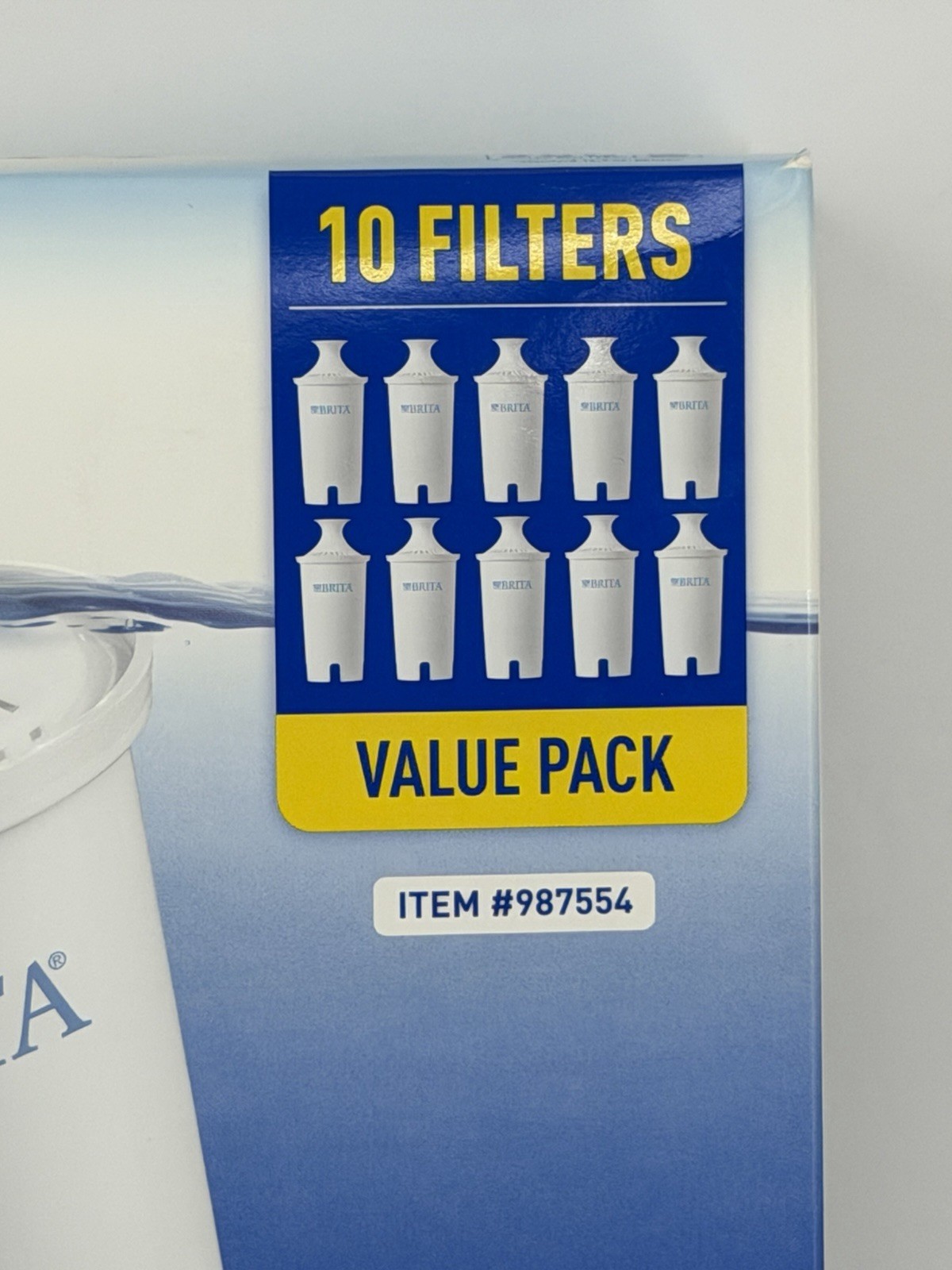BRITA 987554 Pitcher Standard Replacement Filters 10 Filters 2 Packs of 5 SEALED