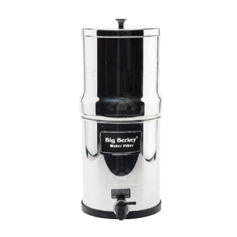 Big Berkey Non Embossed System with four 9 Super Sterasyl Ceramic Filters (2.25)