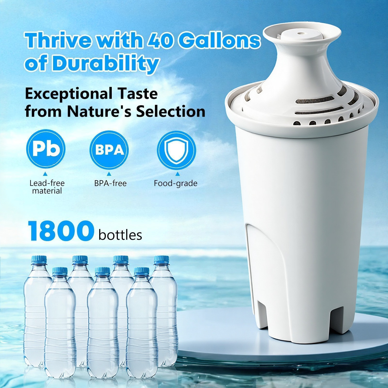 Fit For Brita Classic OB21 OB03 987554 35503 42432 Pitcher Water Filter 6 PACK
