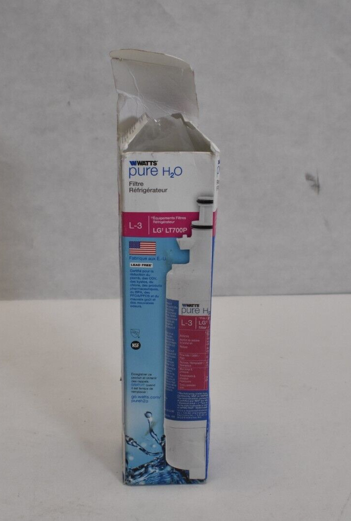 Watts Water Filter Cartridge L-3 Compatible With LG LT700P White 0958806