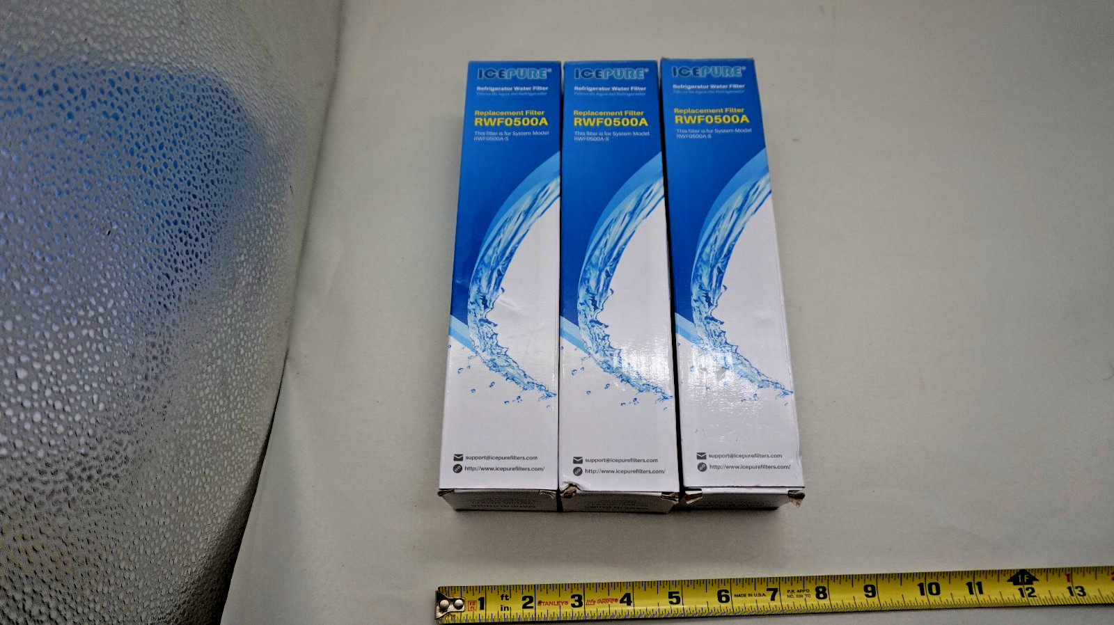 ICEPURE RWF0500A 3 PACK REFRIGERATOR FILTER 4396508 FOR WHIRLPOOL KITCHENAID