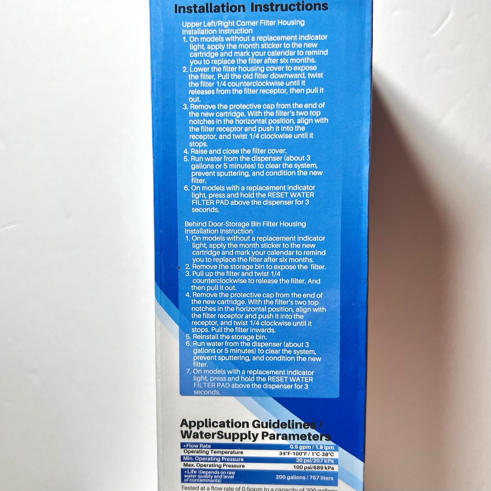 IcePure RWF4700AC Refrigerator Water Filter Replacement NIB Sealed filter