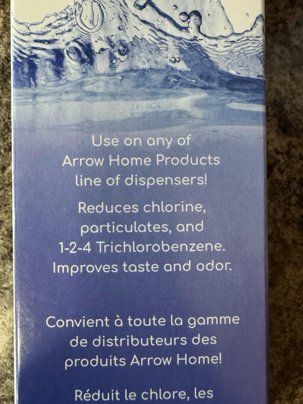CLEARA Filter Refills by Arrow (4-pack of 4) NEW Reduces Chlorine Odor 40 gallon
