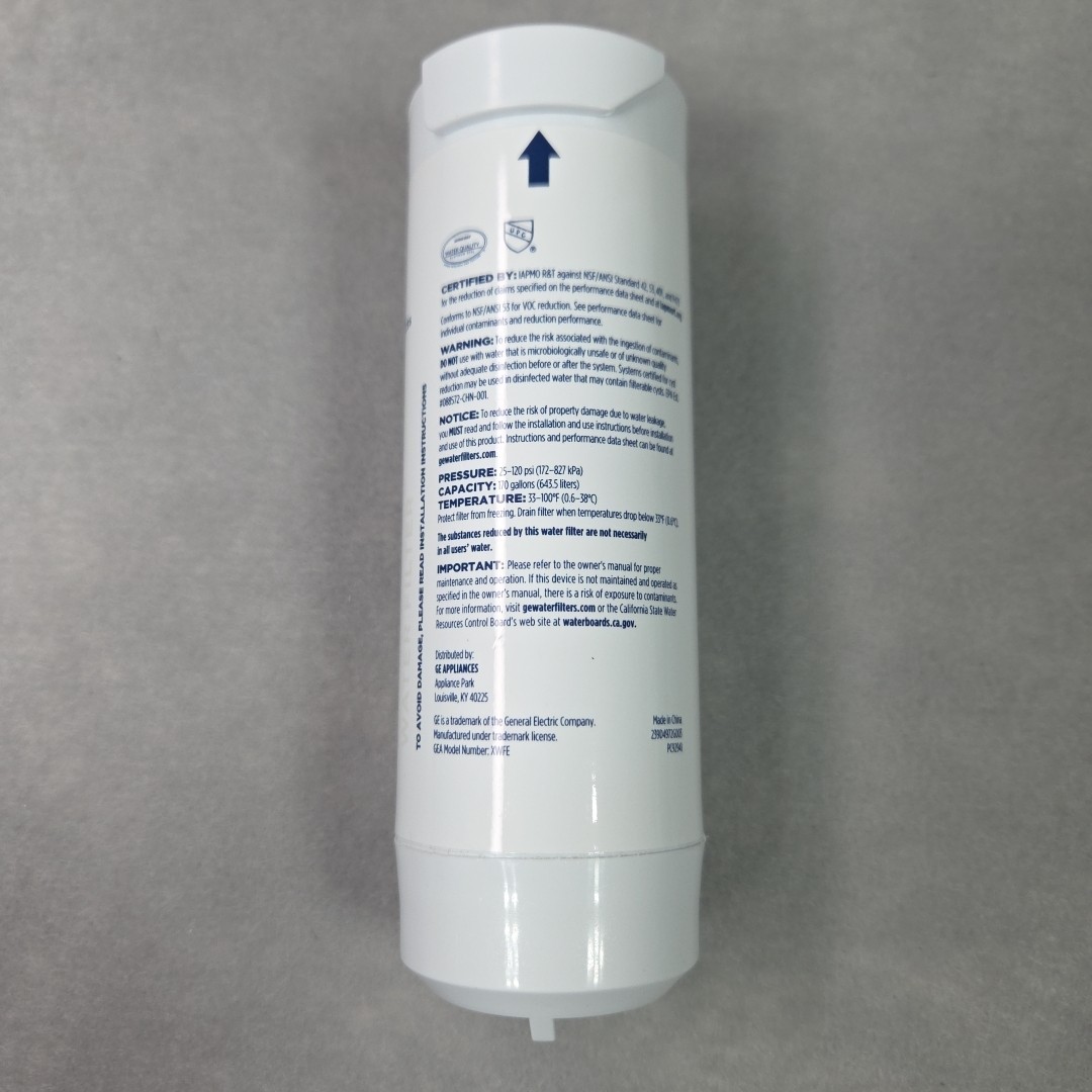 GE XWFE Refrigerator Water Filter White Without Chip New Genuine Filter Open Box
