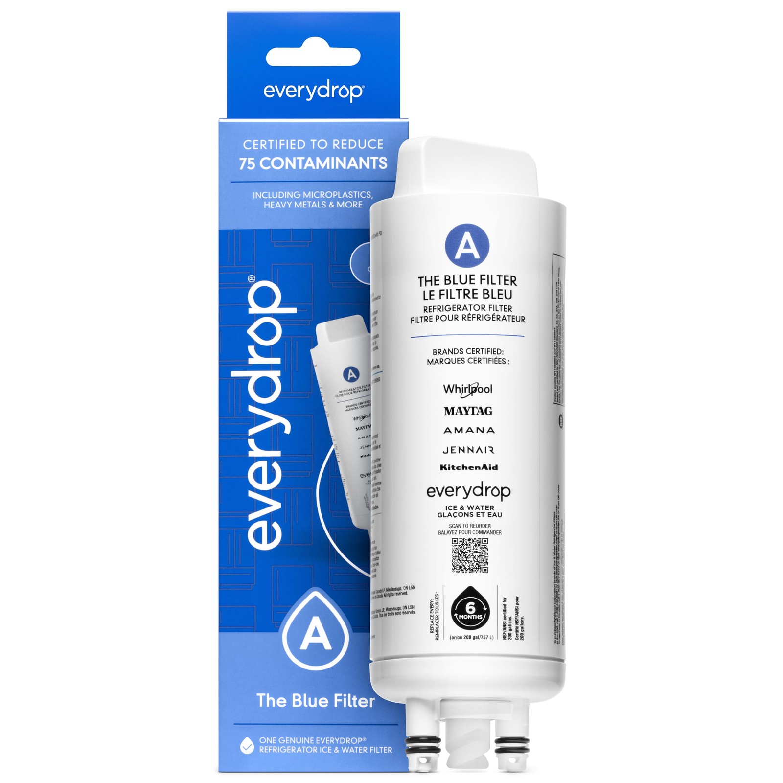 everydrop by Whirlpool Refrigerator Water Filter A EDRARXD1 Single Pack