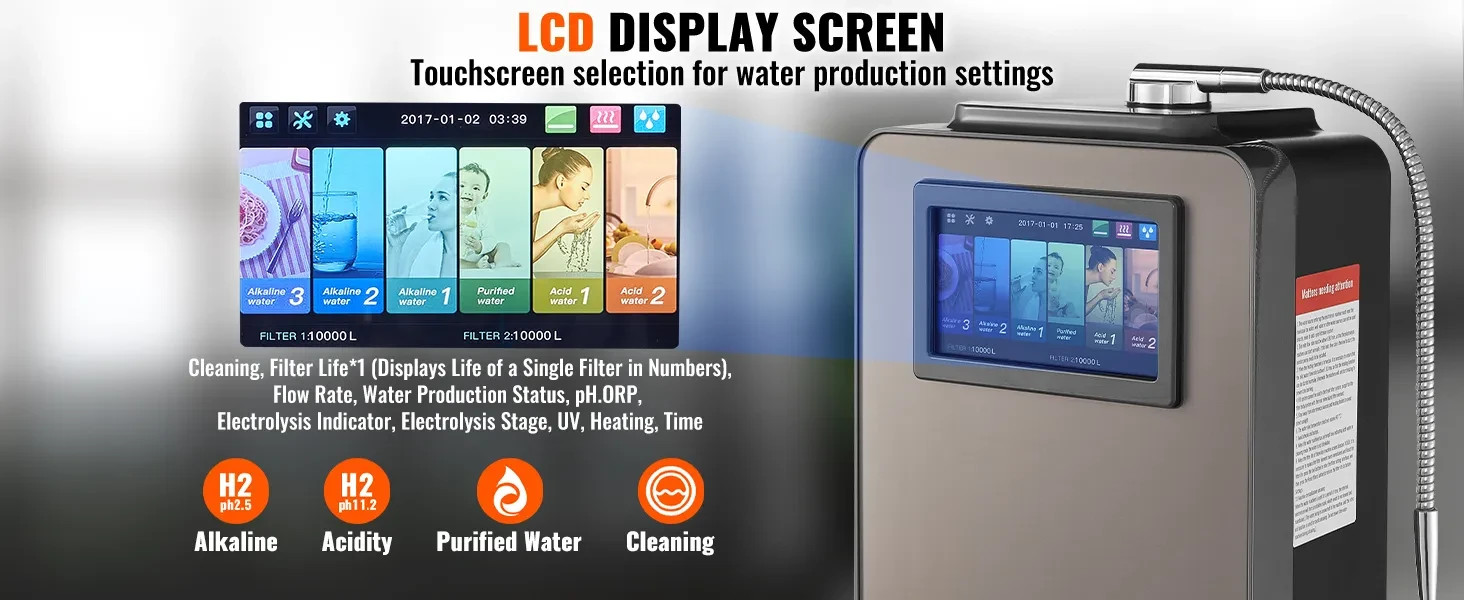 alkaline water ionizer machine HIGH END