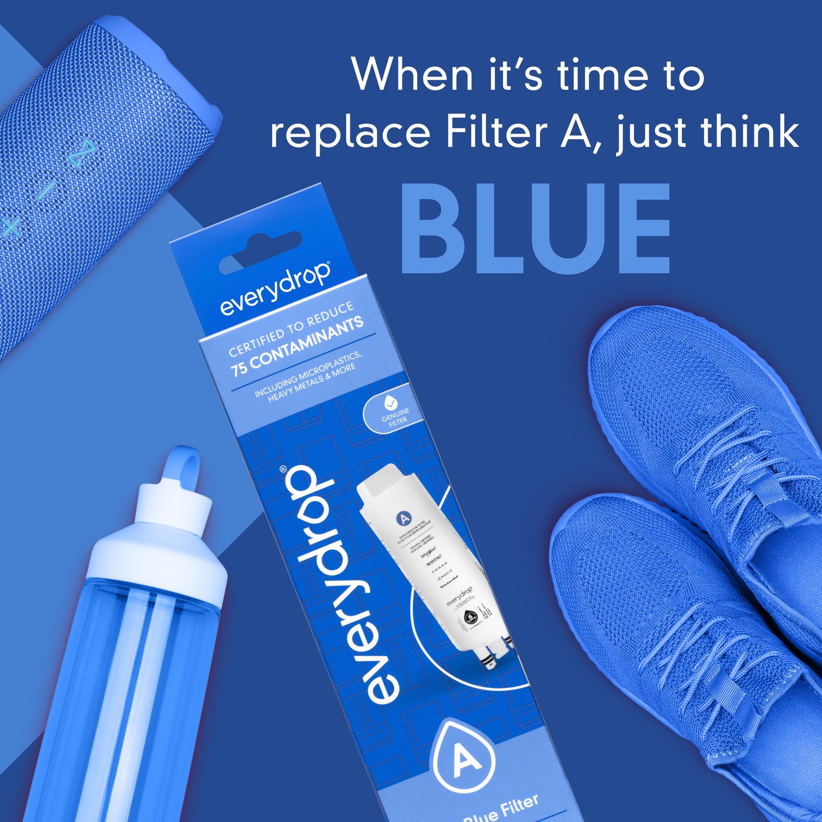 everydrop by Whirlpool Refrigerator Water Filter A EDRARXD1 Single Pack