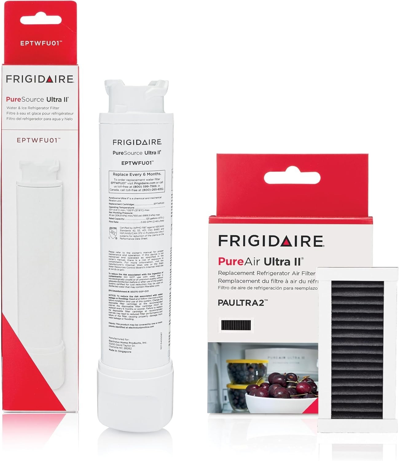 Frigidaire PureSource Ultra EPTWFU01 & PureAir Ultra II PAULTRA2 Water & Air …