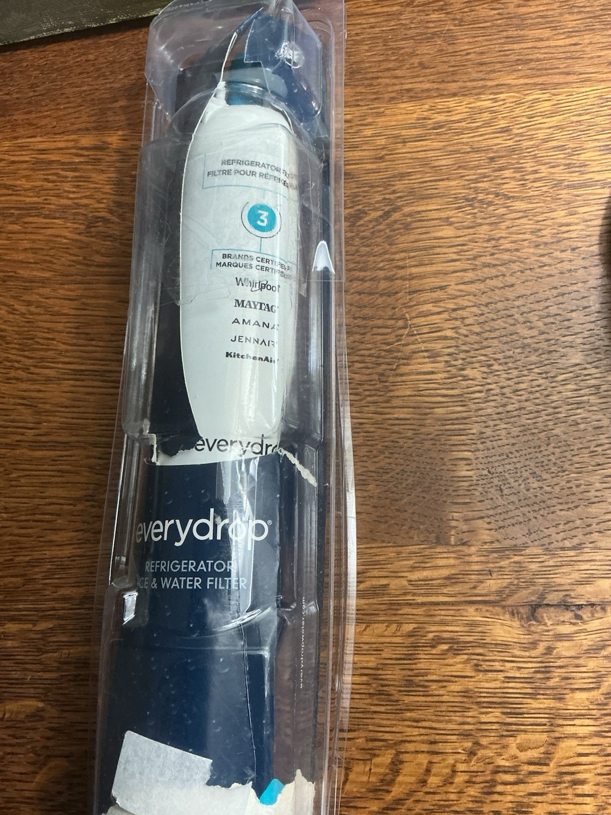 Everydrop Refrigerator Ice & Water Filter #3 Filtration . Open Box