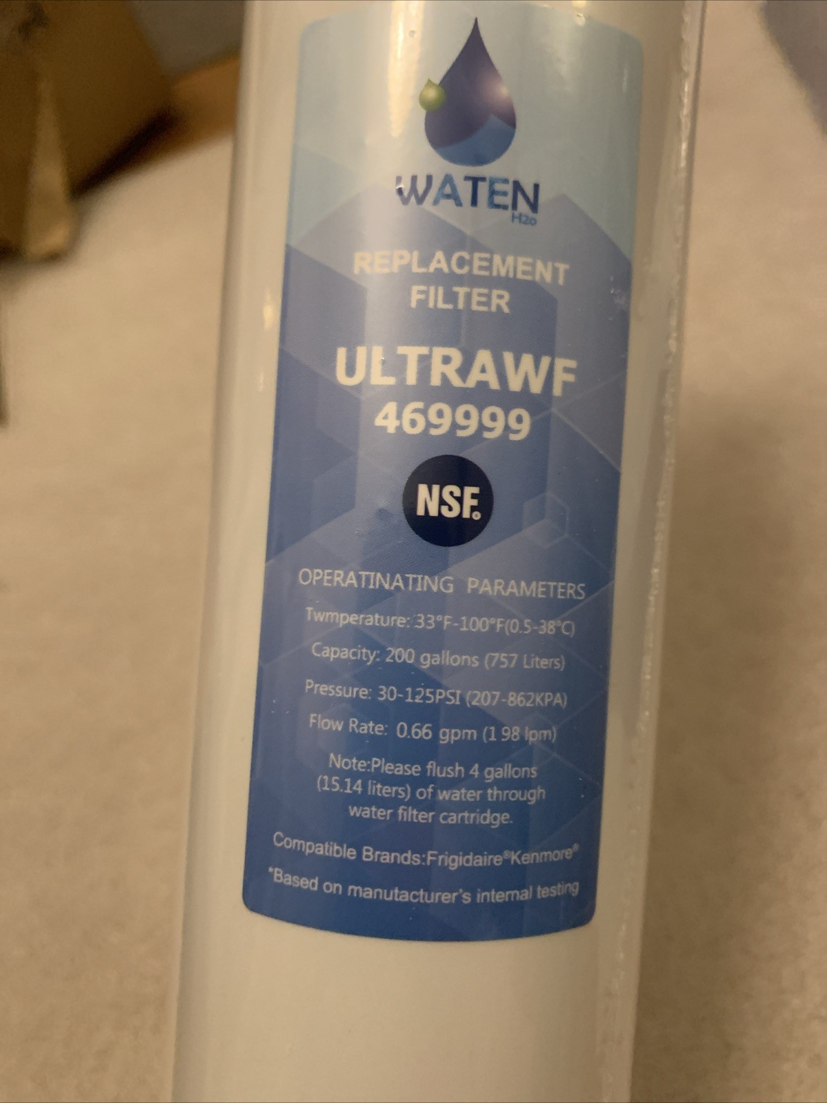 Refrigerator Water Filter for Frigidaire Kenmore ULTRAWF 469999 NEW