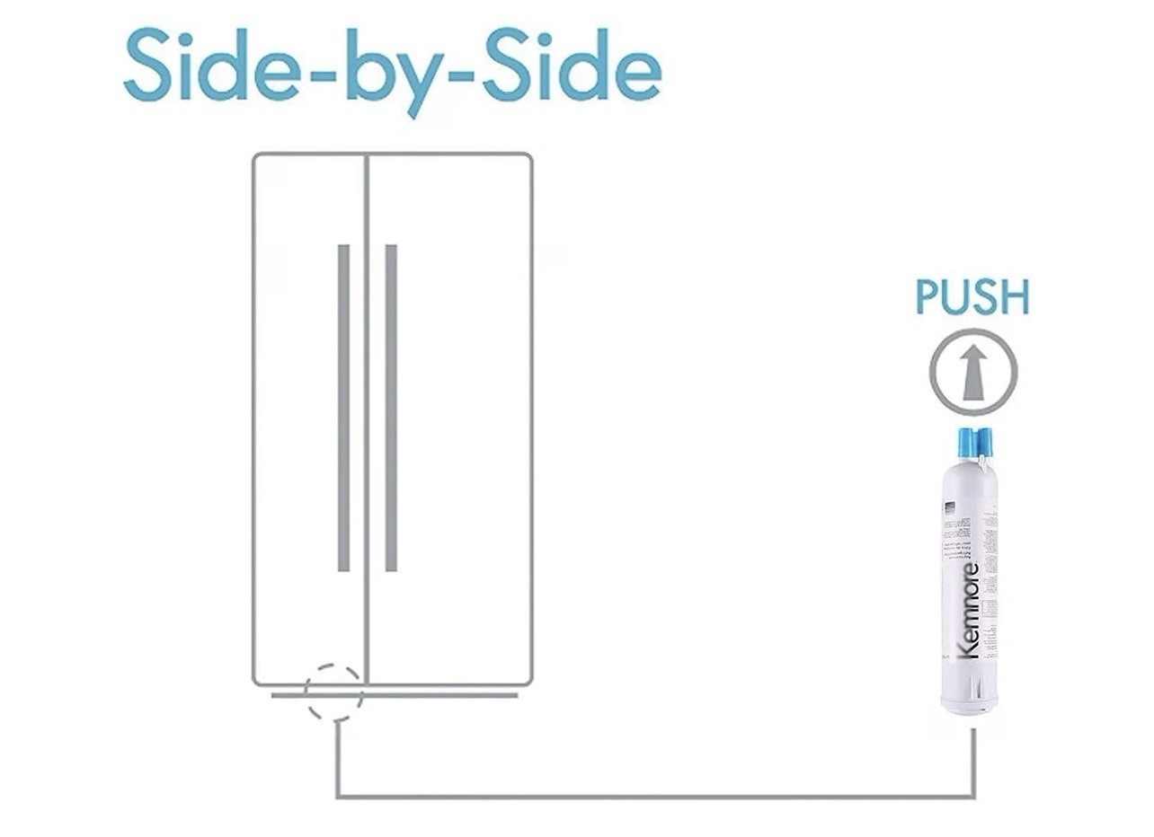 3 Pack 460-9083 Replacement Refrigerator Water Filter Cartridges For Kenmore