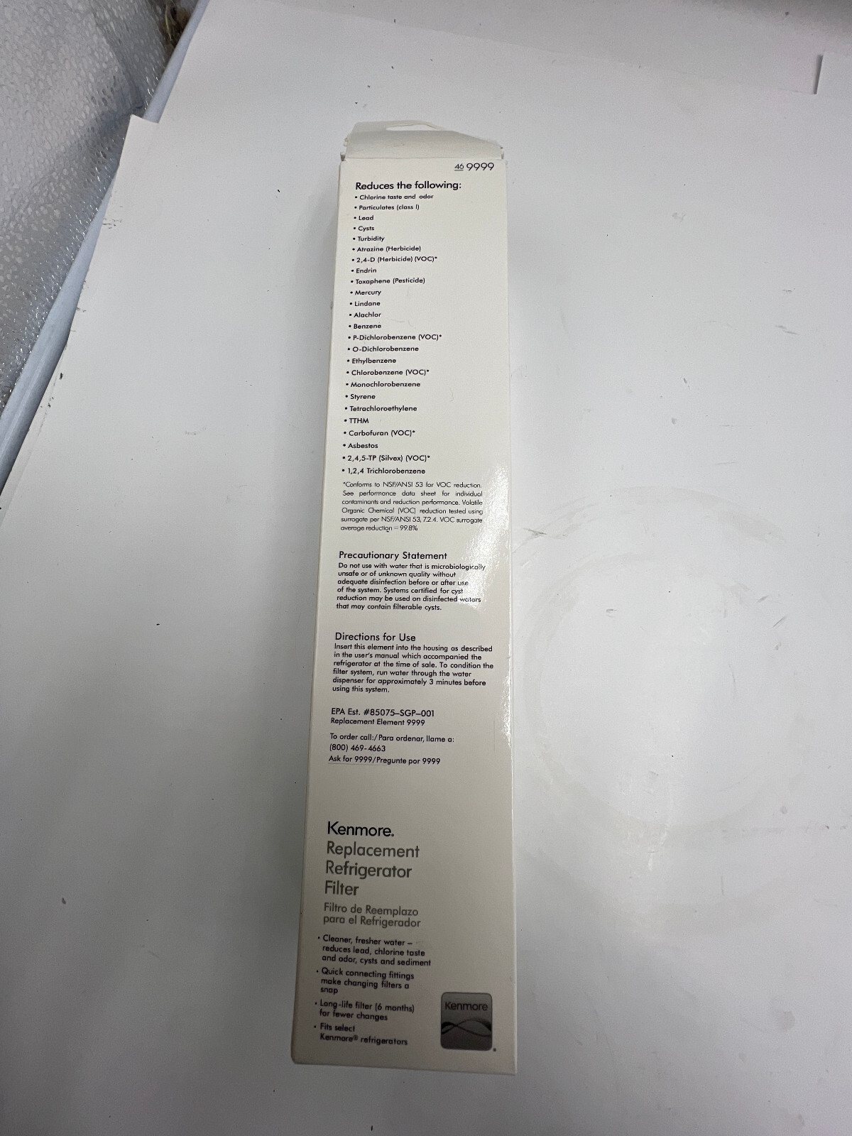 (Qty 3) Kenmore 46-9999 Replacement Water Filter WF2CB Frigidaire