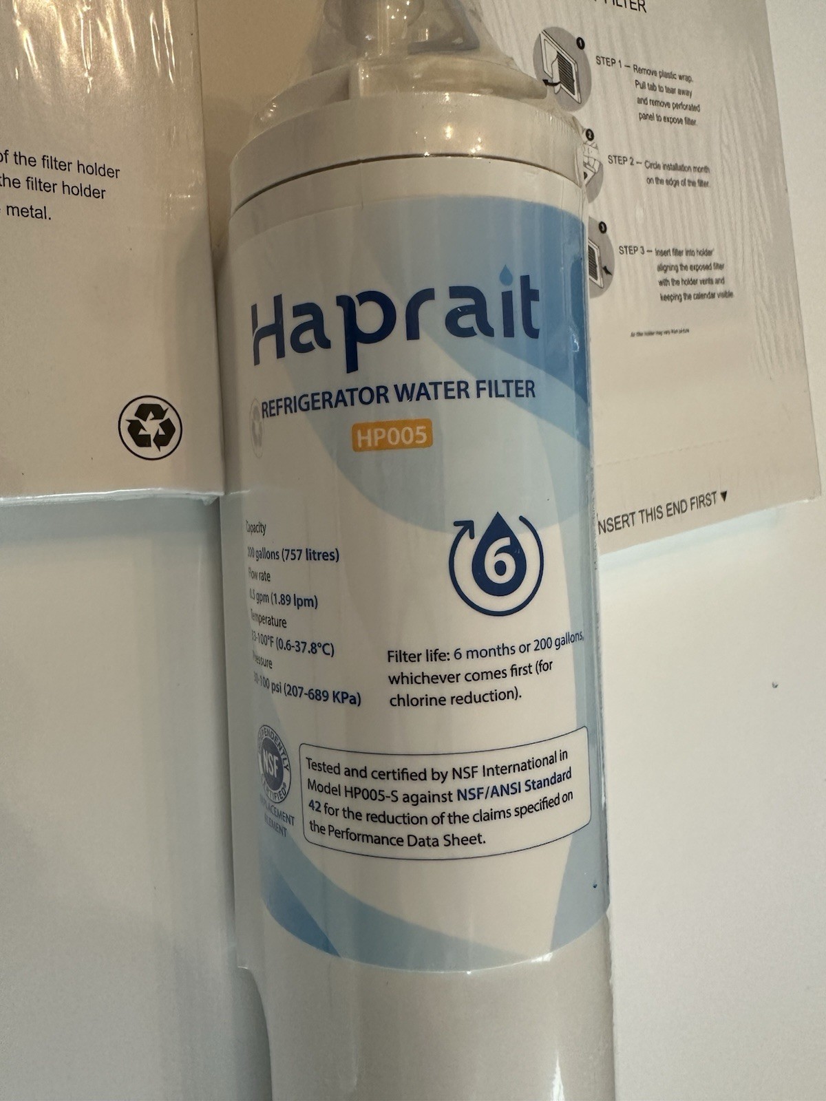 Refrigerator Water Filter – Pure Ultra 9999 series for Kenmore, See Descr.