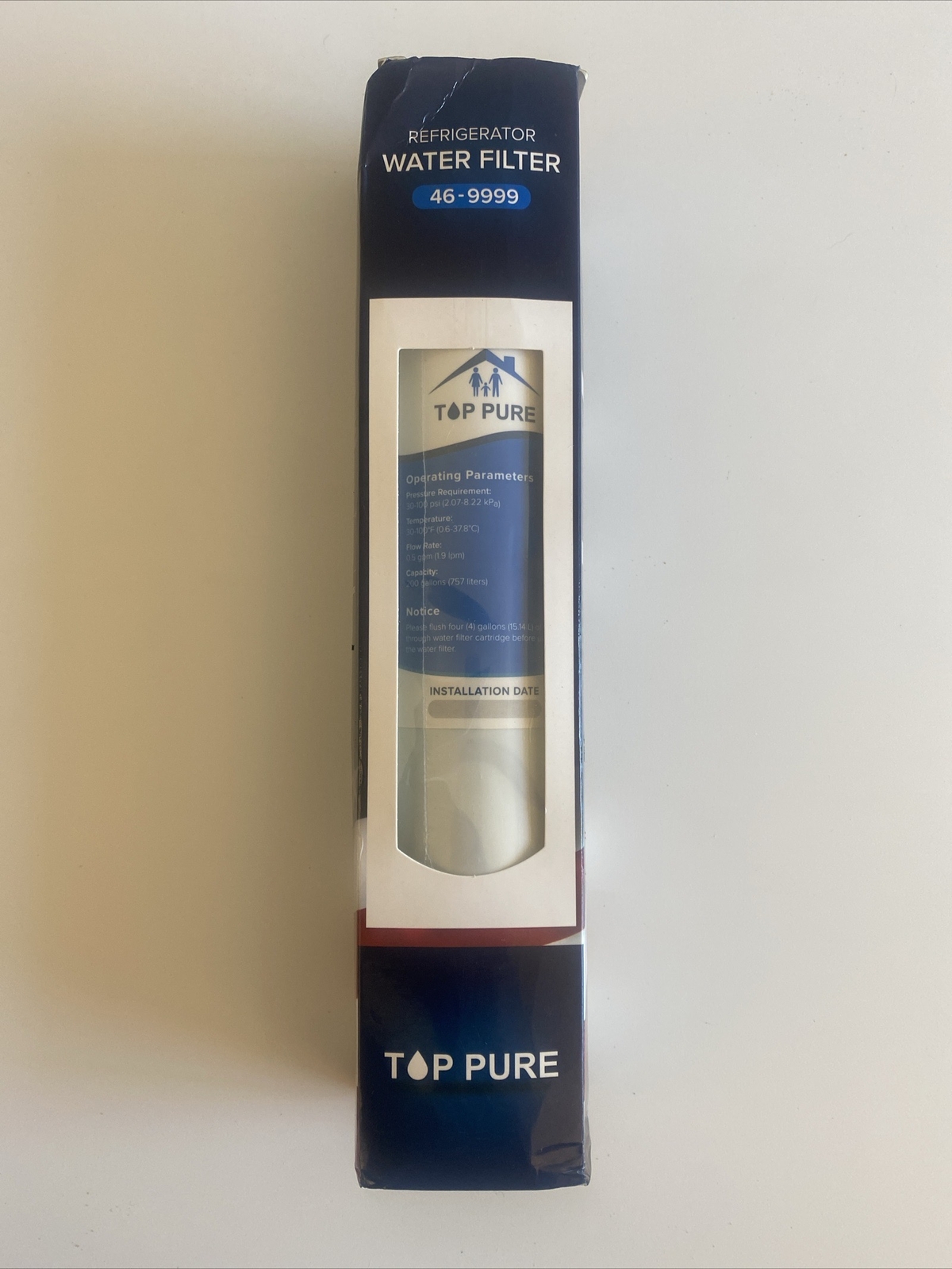 NEW Top Pure Refrigerator Replacement Water Filter for Select Kenmore 46-9999