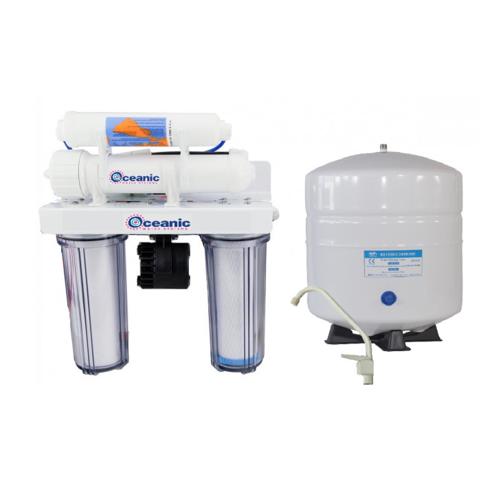 4 Stage Reverse Osmosis Drinking Water Filter System + Permeate Pump ERP500