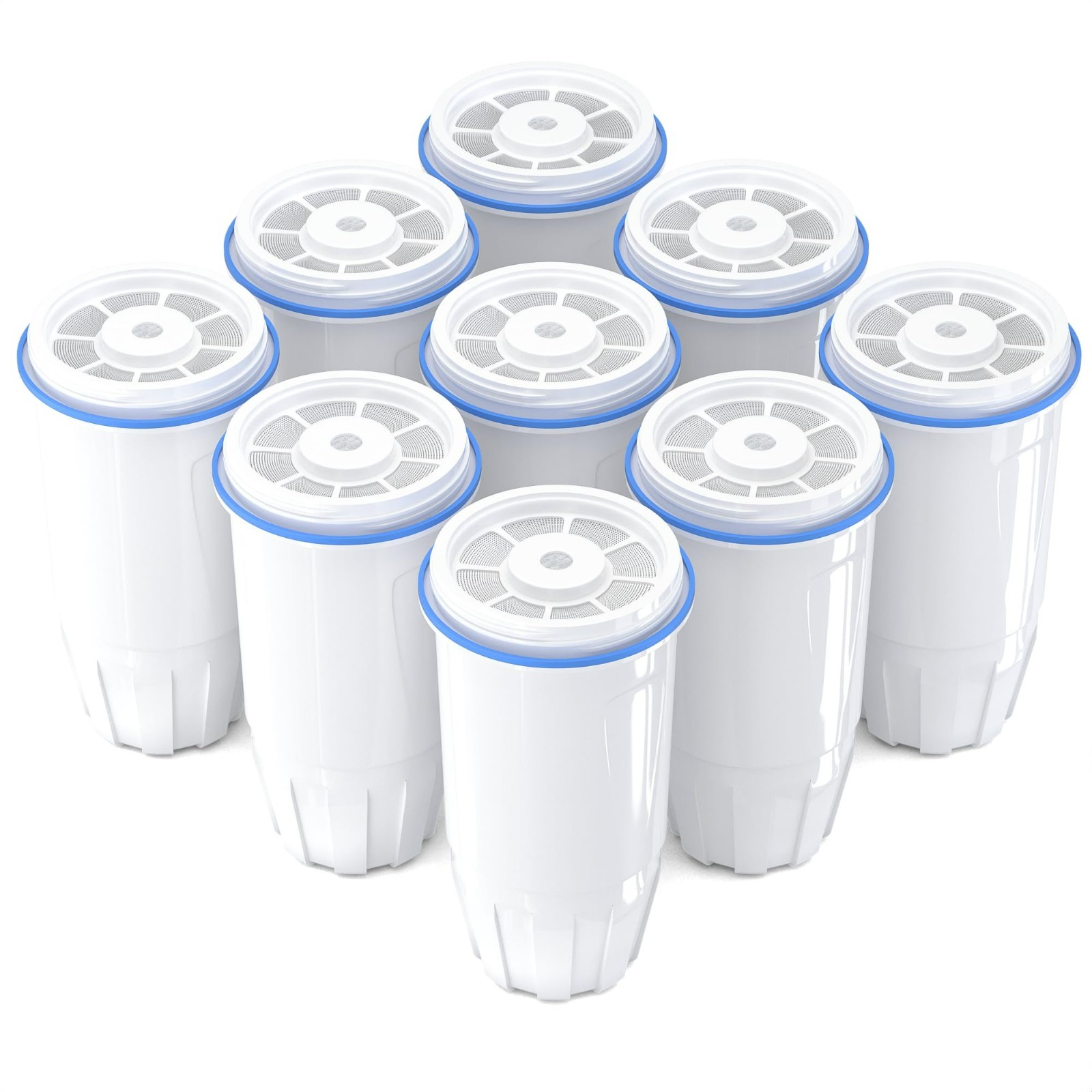 Water Filter Replacement Fit for Zero Pitcher and Dispenser ZR-001 ZR-017 9 Pack
