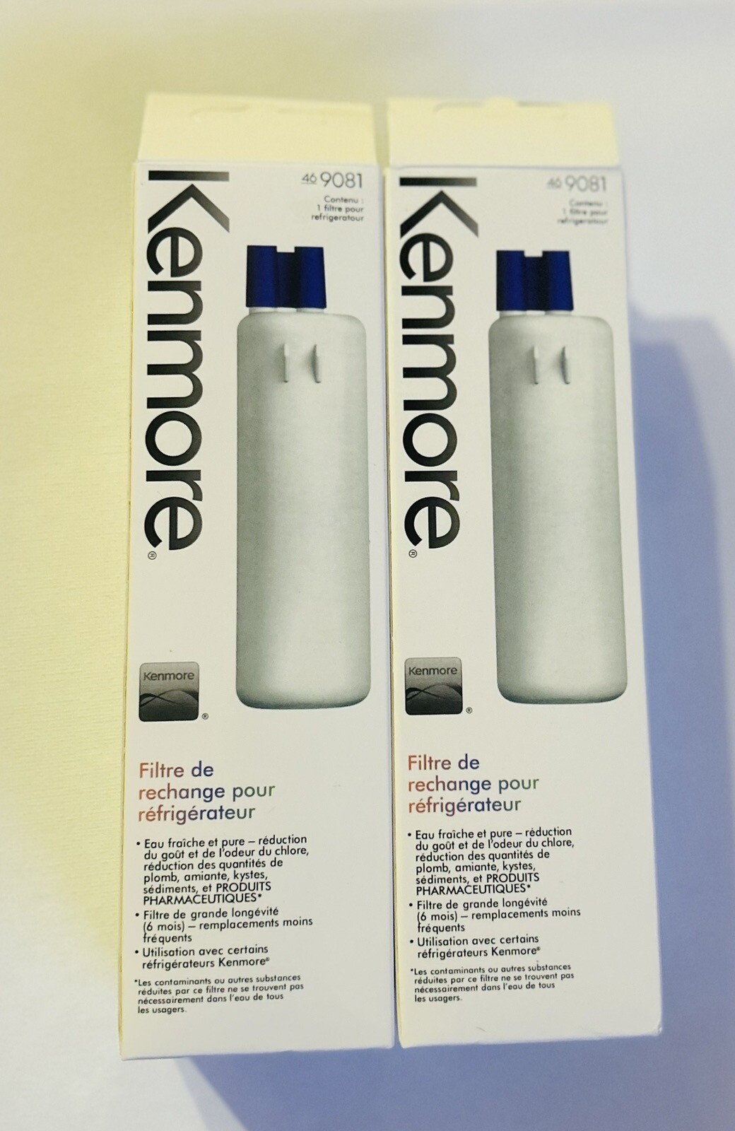 Replacement Refrigerator Water Filters For Kenmore 469081 (2 Packs)