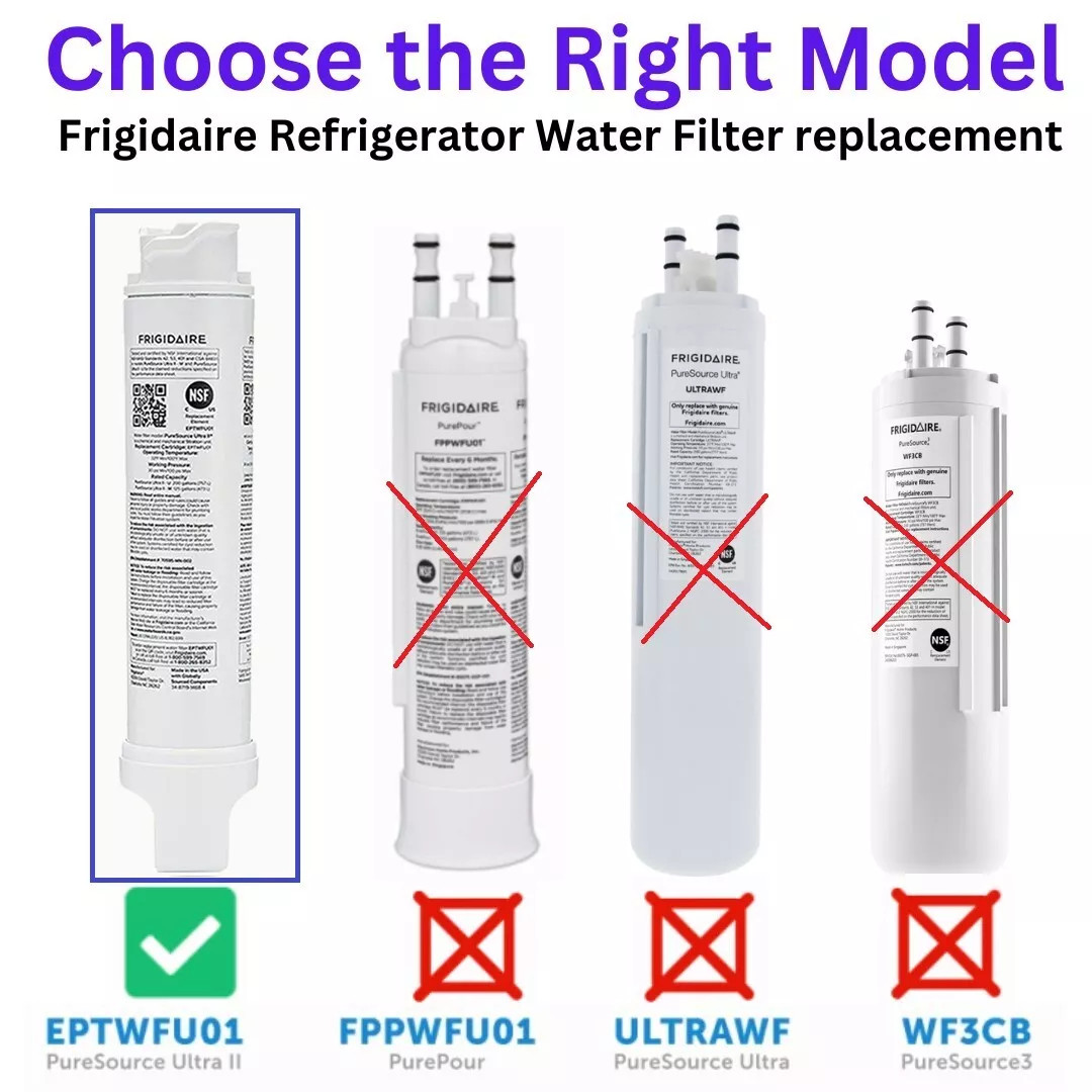 EPTWFU01 PureSource Ultra II Refrigerator Water Filter 4 Pack