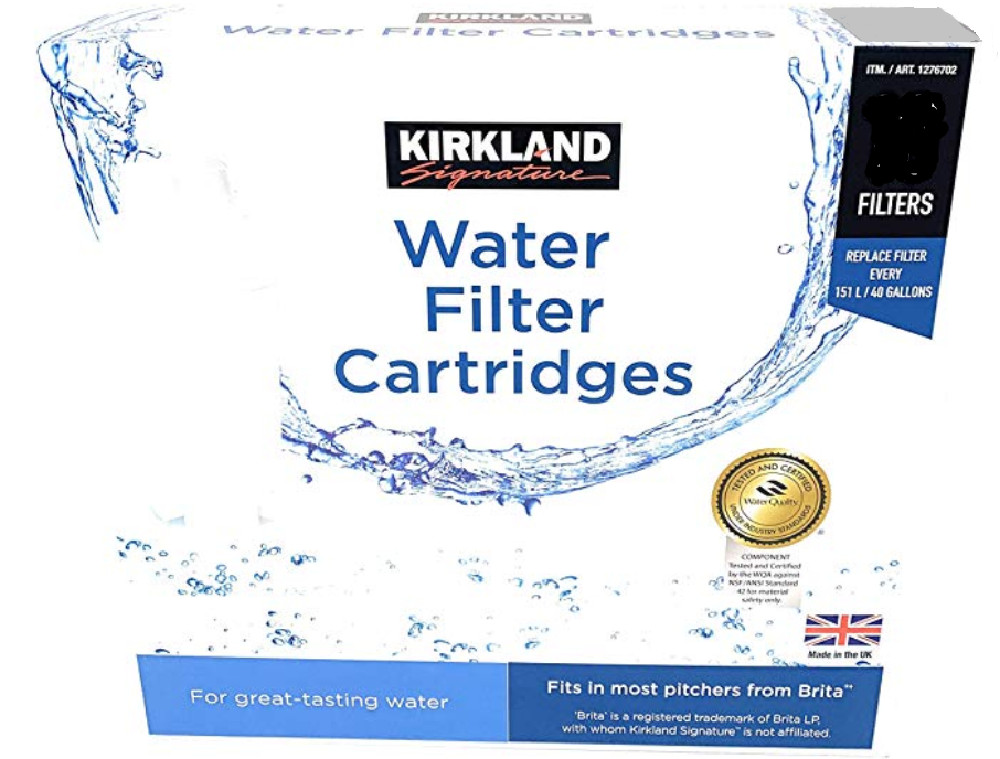 Kirkland Signature Water Filter Cartridges for Brita 5 Pack