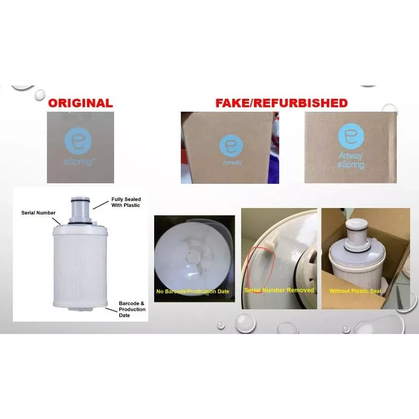 eSpring Replacement Filter Cartridge UV Technology Amway Water Purifier 100186