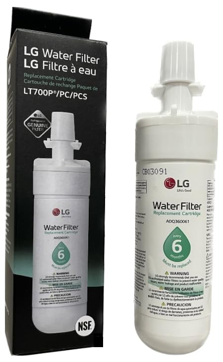 LG LT700P 6 MONTHS 200 GALLON REFRIGERATOR WATER FILTER NSF42 – Scratch & Dent