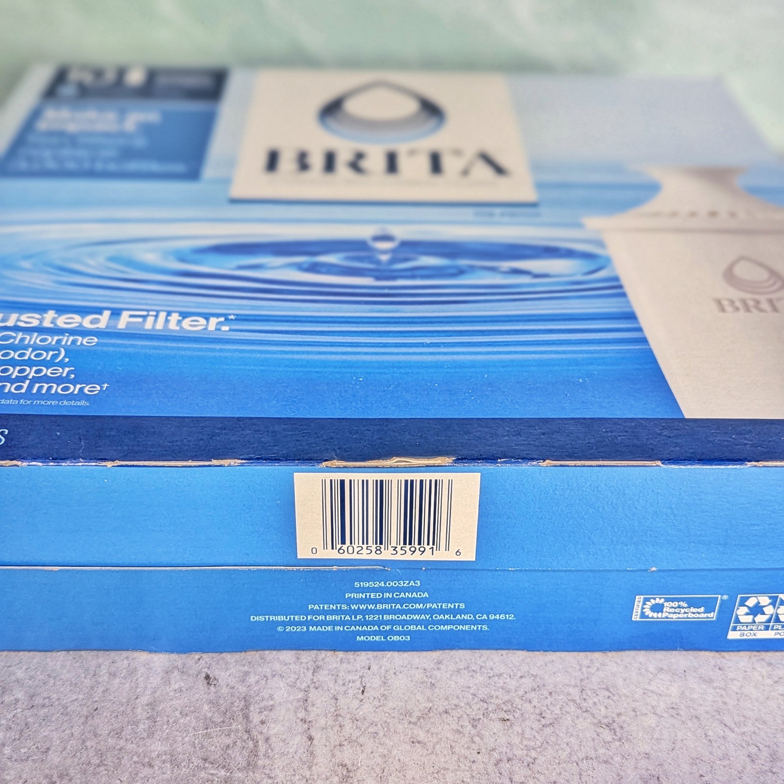 Brita 987554 Pitcher Standard Replacement Water Filters 10 Pack NEW SEALED
