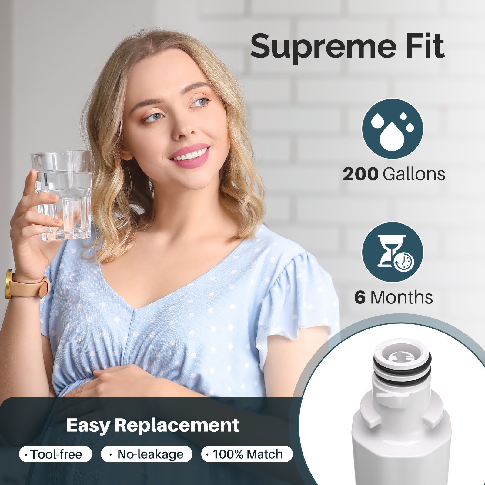 4 PACK Fit For LG LT1000P MDJ64844601 Kenmore Elite 46 9980, ADQ74793501 LT1000