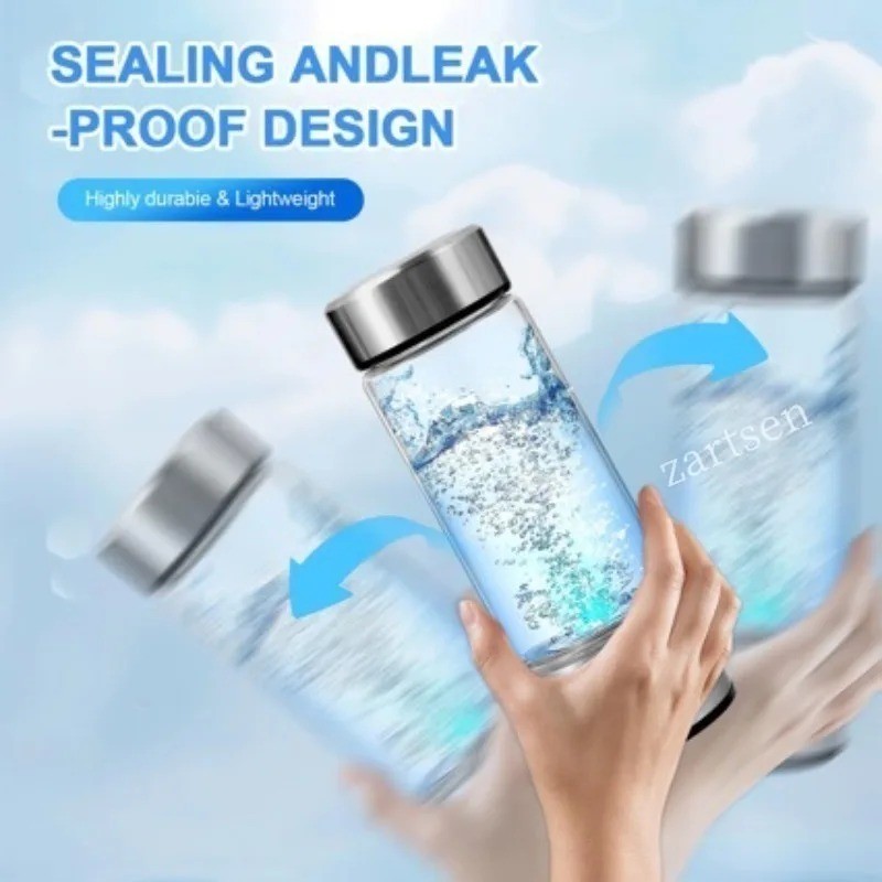 2026 Upgraded Hydrogen Water Bottle, 2400 Hydrogen Water Bottle Generator, Hydro