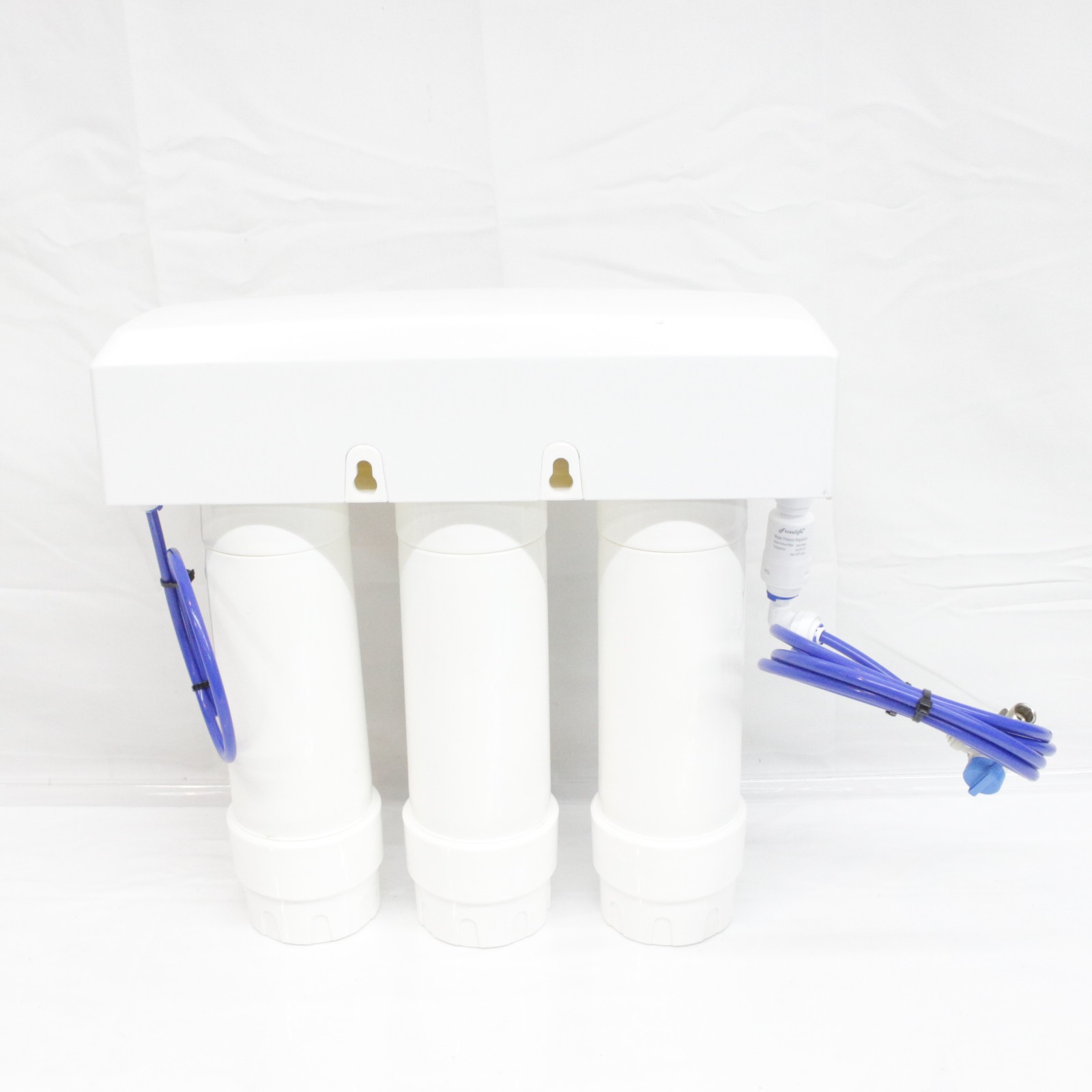 Frizzlife Under Sink Water Filter Base Only SK99, 3-Stage 0.5 Micron