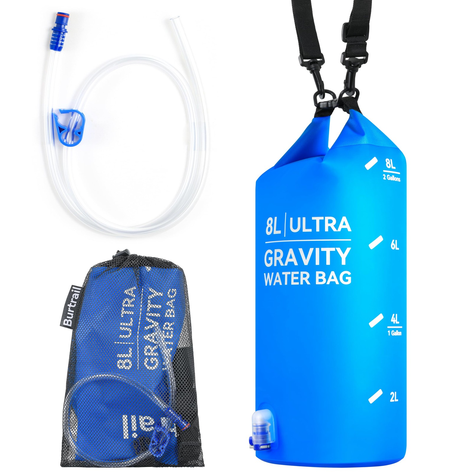 Burtrail Ultra Gravity Water Bag 8L/2Gal BT240801-GB Camping Hiking Backpacking