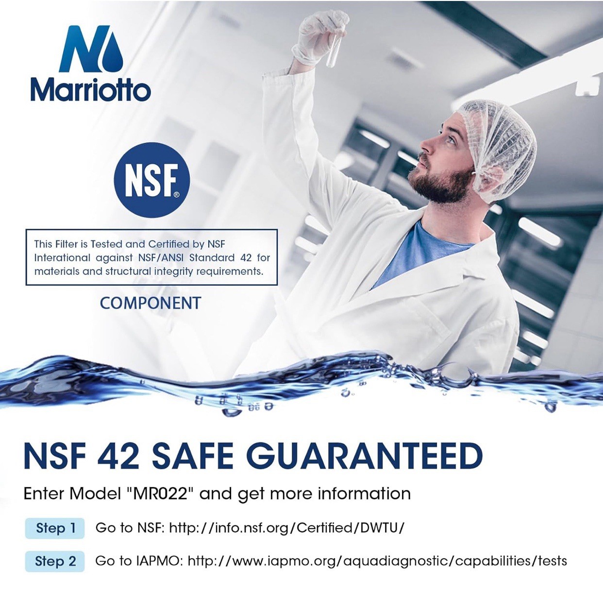 Marriotto MR022 Replacement Water Filter