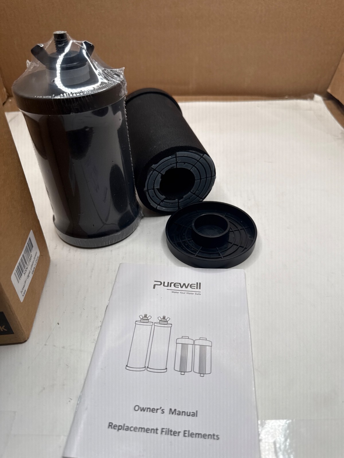 Purewell PF-3 Black 3-Stage Composite Purification Elements Replacement Filter