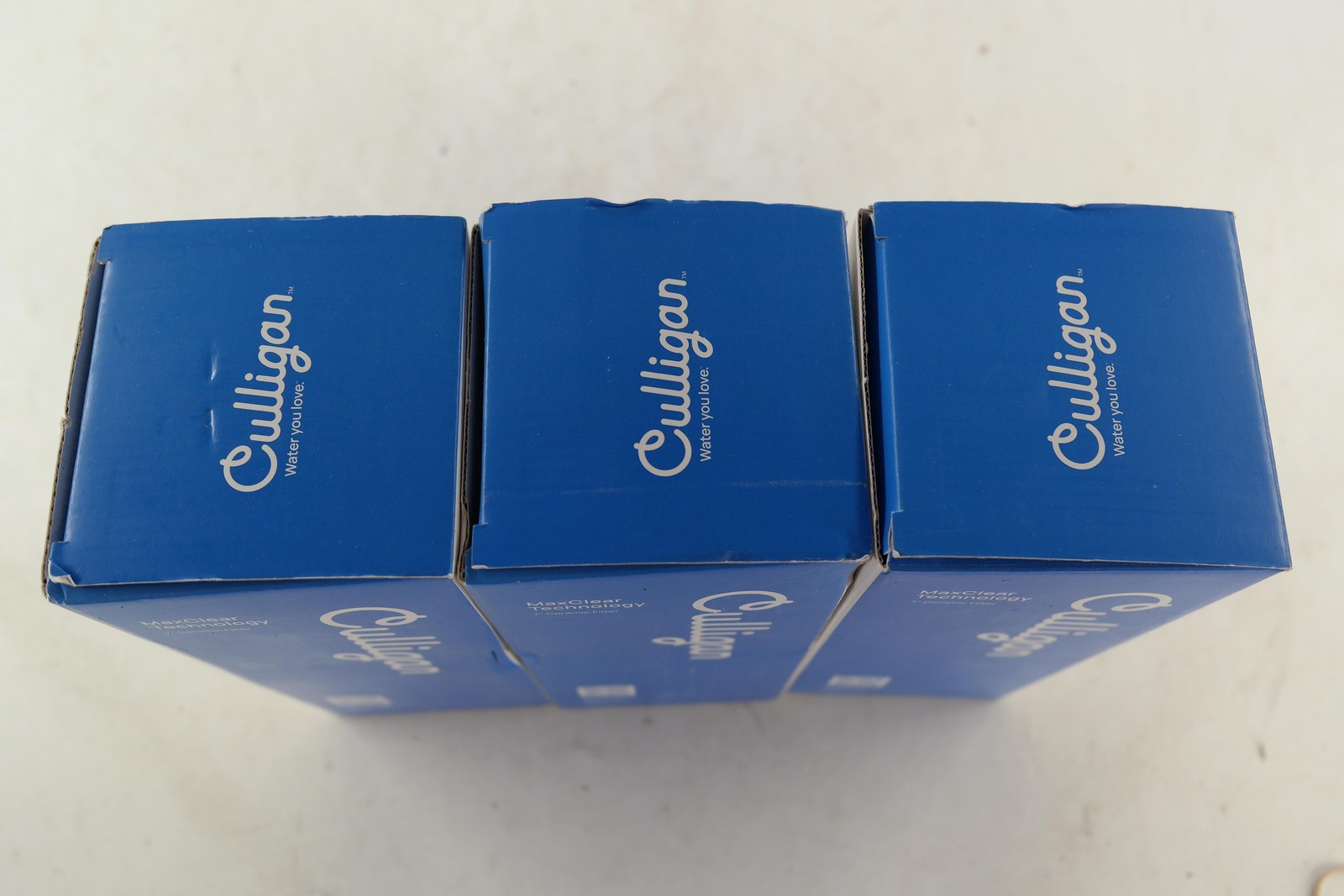 Culligan MaxClear 7in Ceramic Drinking Water Filter 3 Pack White Lead PFAS
