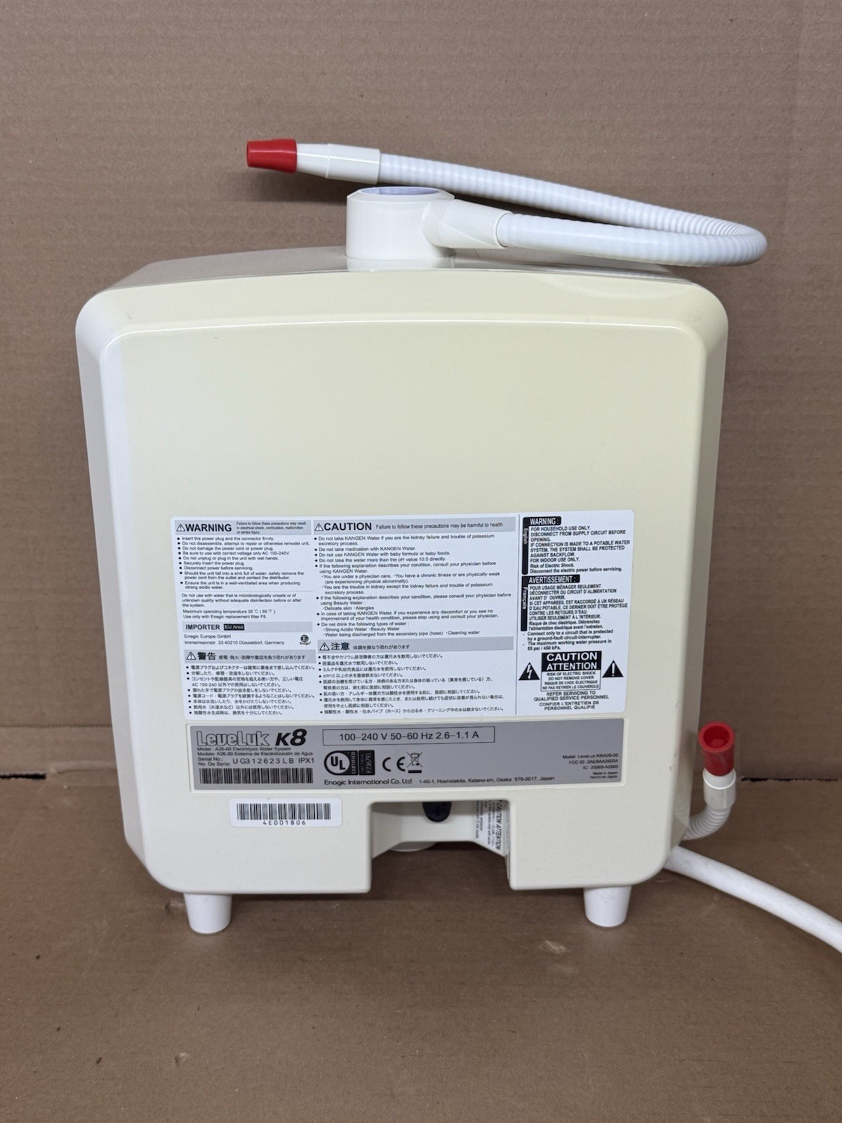 Excellent !!! Kangen K8 Water Ionizer