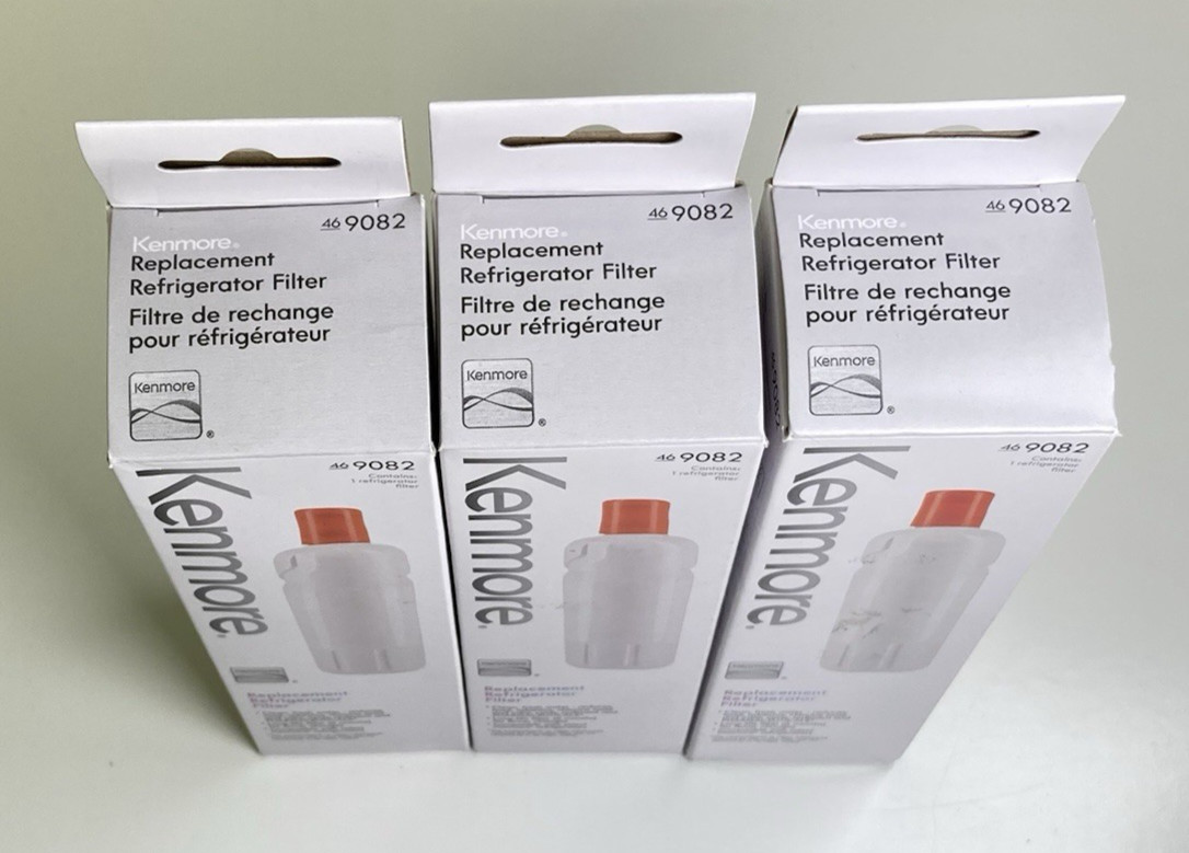 3- New, 9082 Replacement Refrigerator Filter Kenmore 46-9082,46-9903, Free Ship