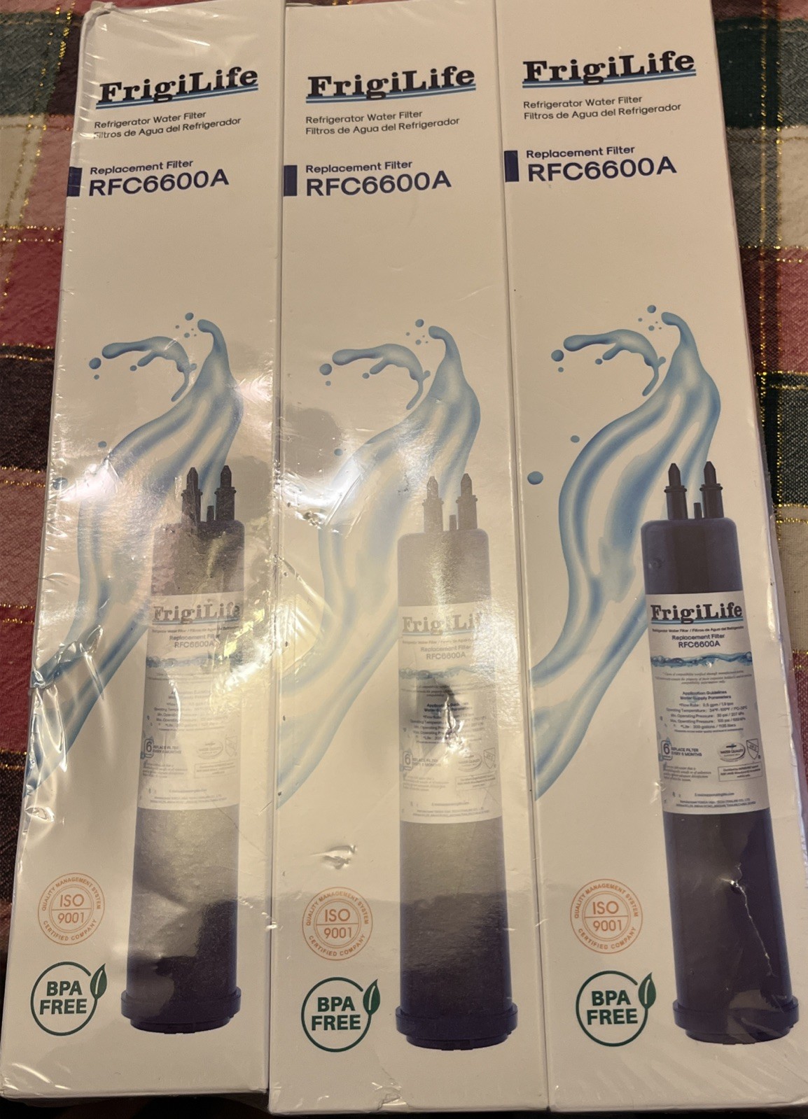 Frigilife Rfc6600a Water Filter Replacement for Refrigerators 3 Pack 6 Month
