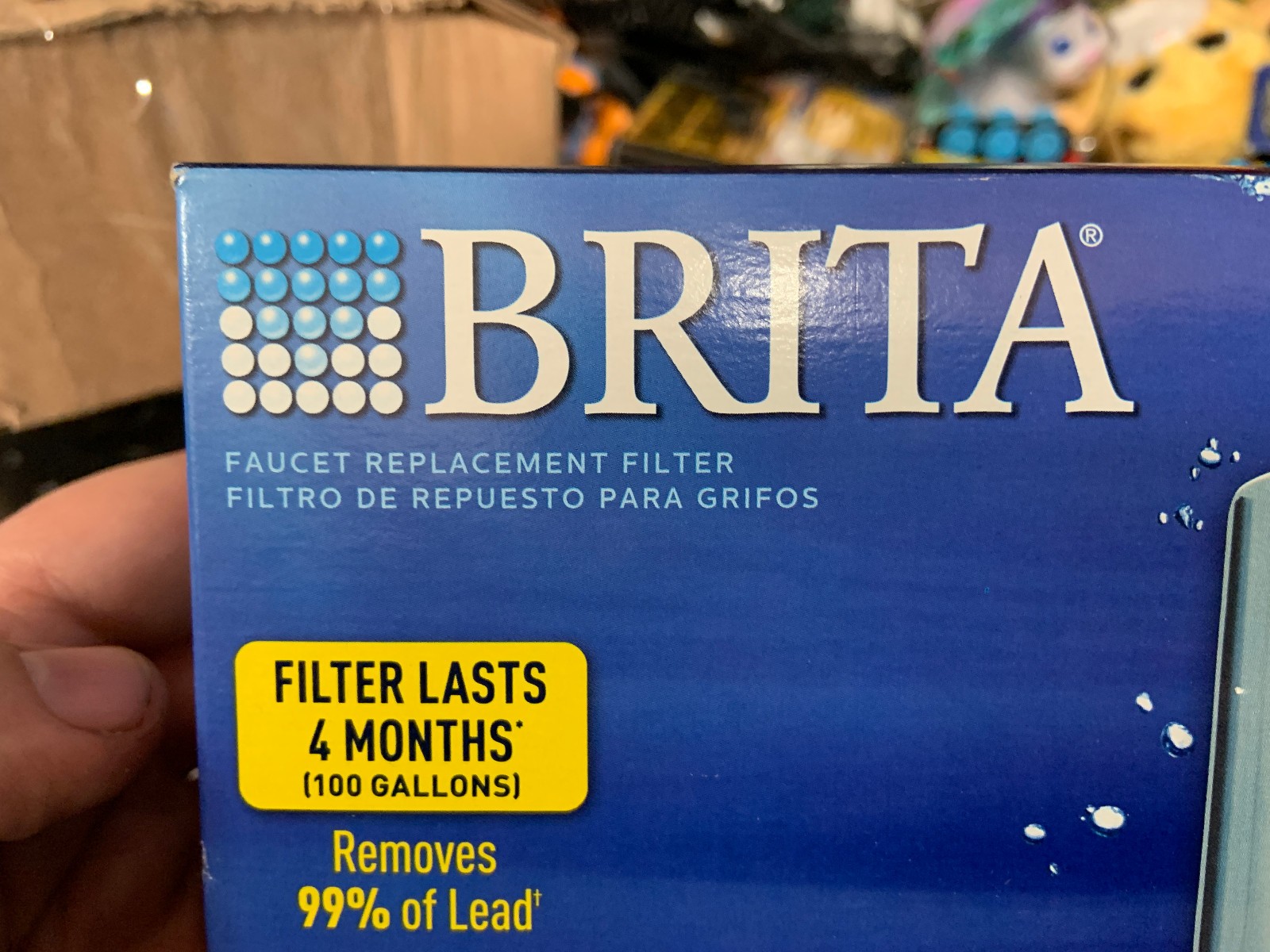 BRITA Tap Water Faucet Filter Replacement, 3 Count – Chrome 3 Filters NEW