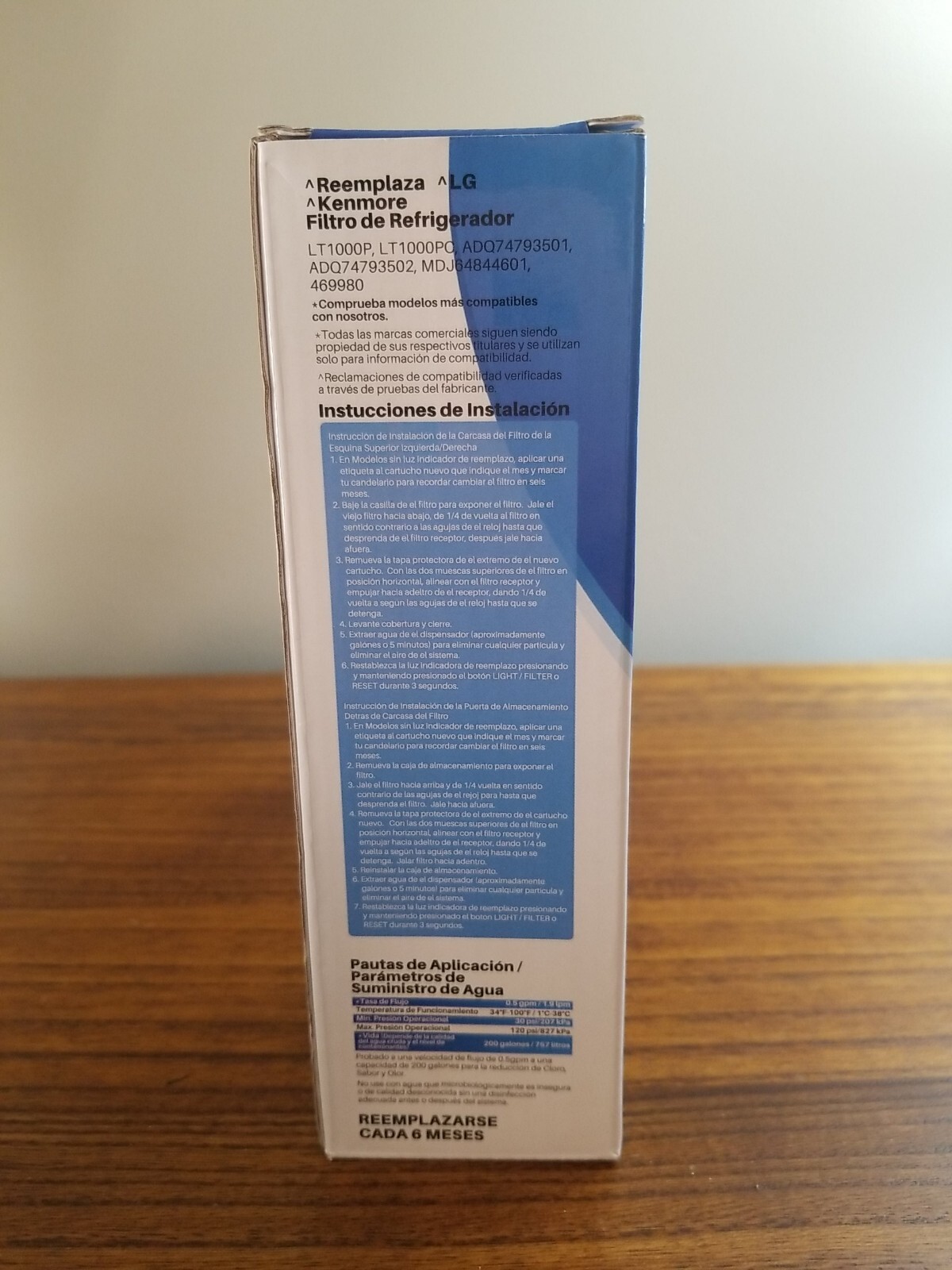 Ice Pure Refrigerator Water Filter RWF4700A New LG Kenmore