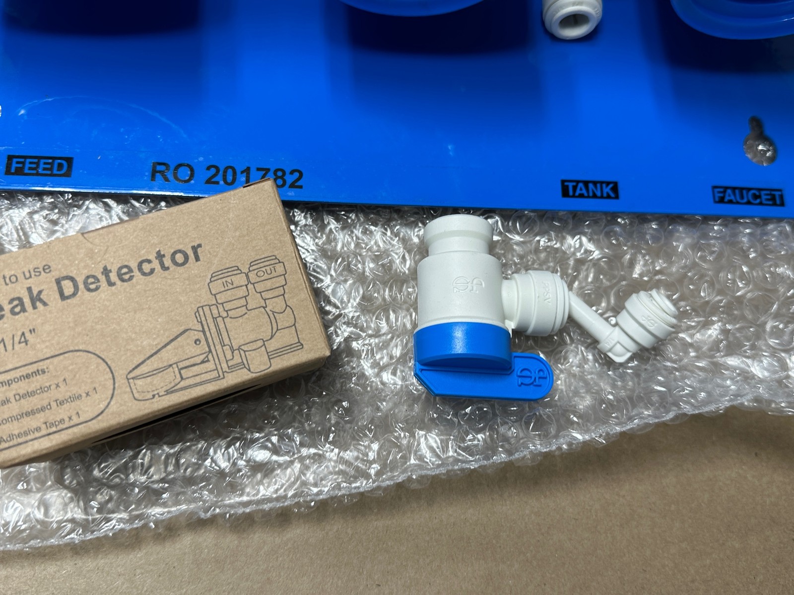 Pure Blue 3-Stage 1:1 80 GPD Certified Reverse Osmosis Water Filtration System