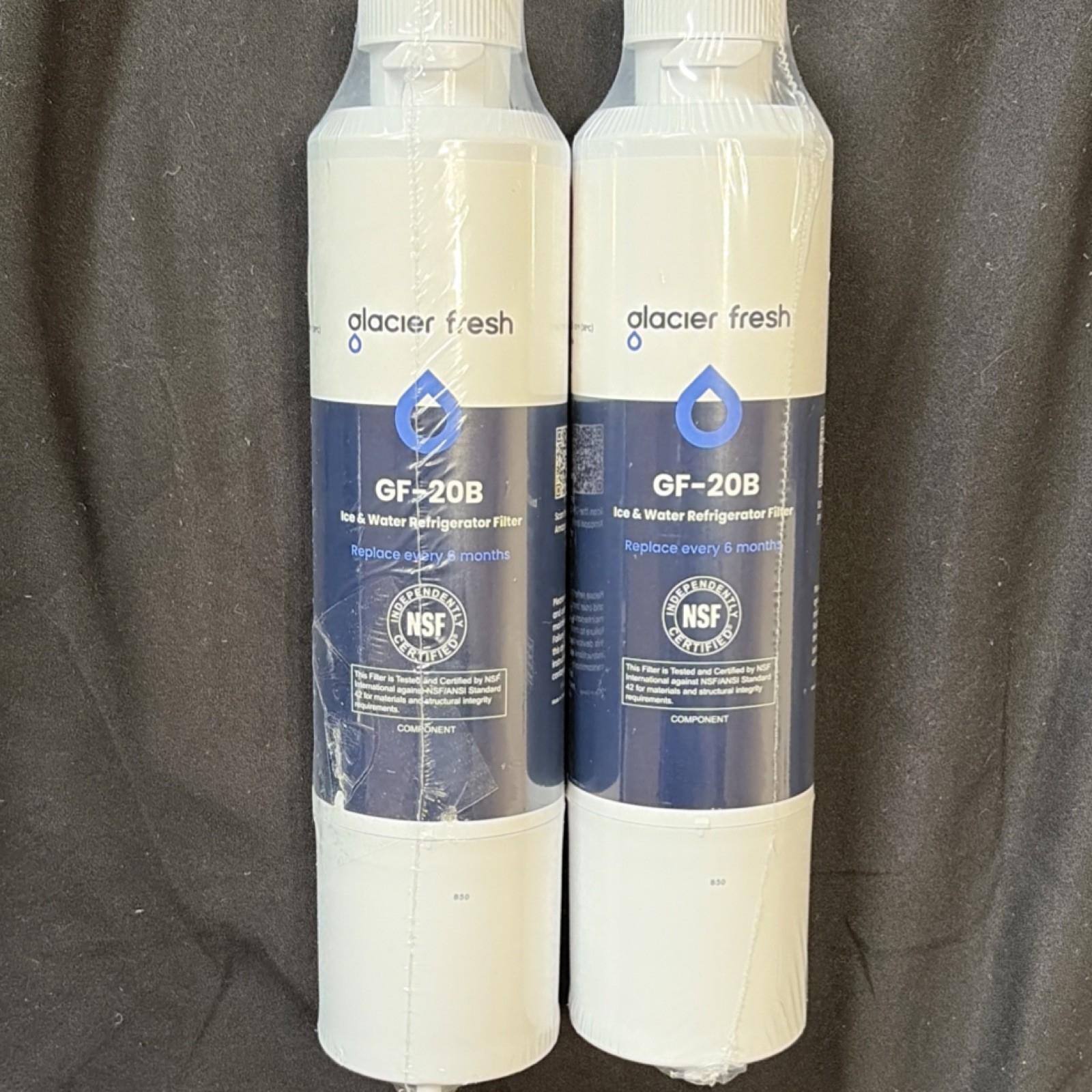 Glacier Fresh GF-20B Refrigerator Water Filter 2-Pack for Samsung Aquarius