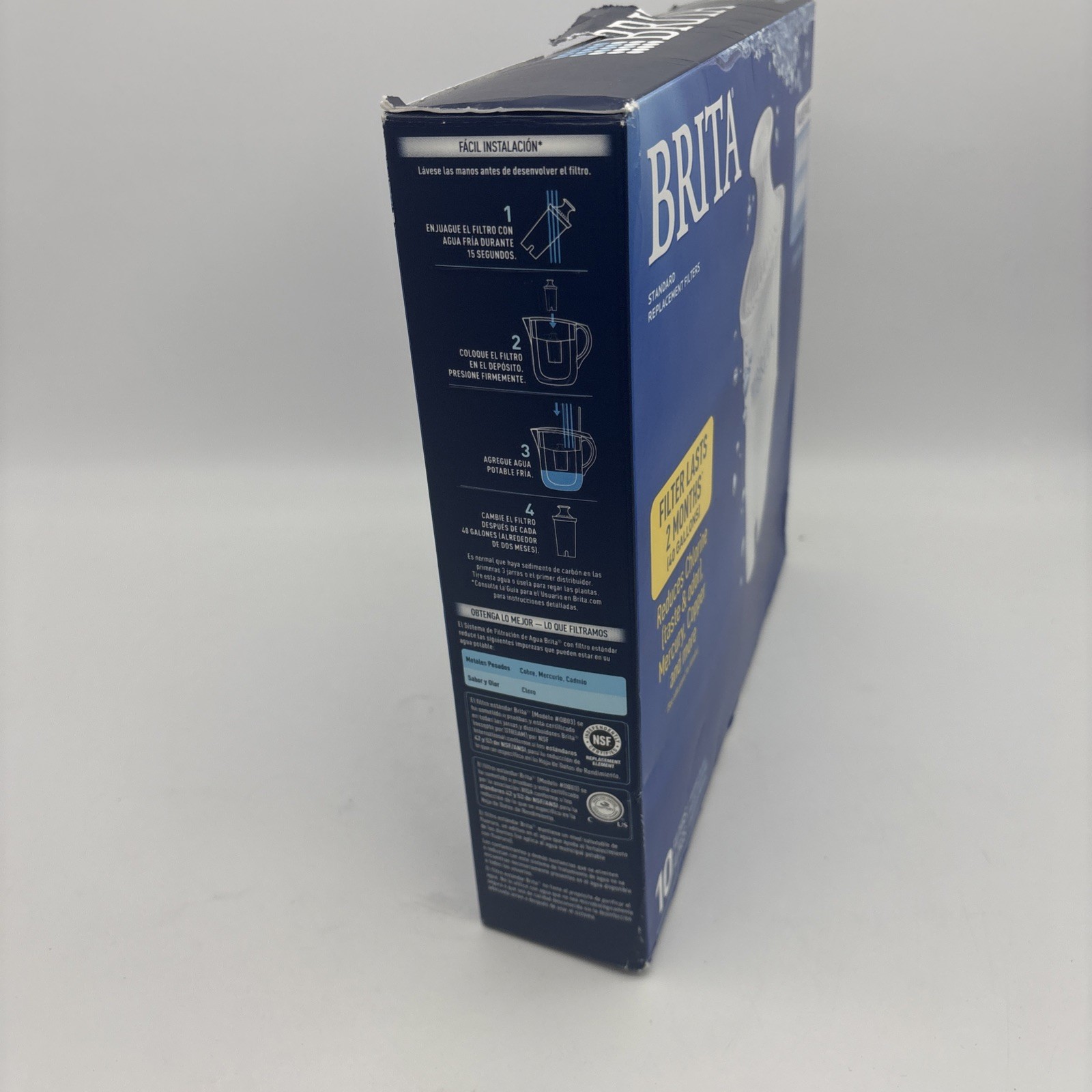 Brita Genuine 987554 Water Standard Replacement Filters ( 9 FILTERS )