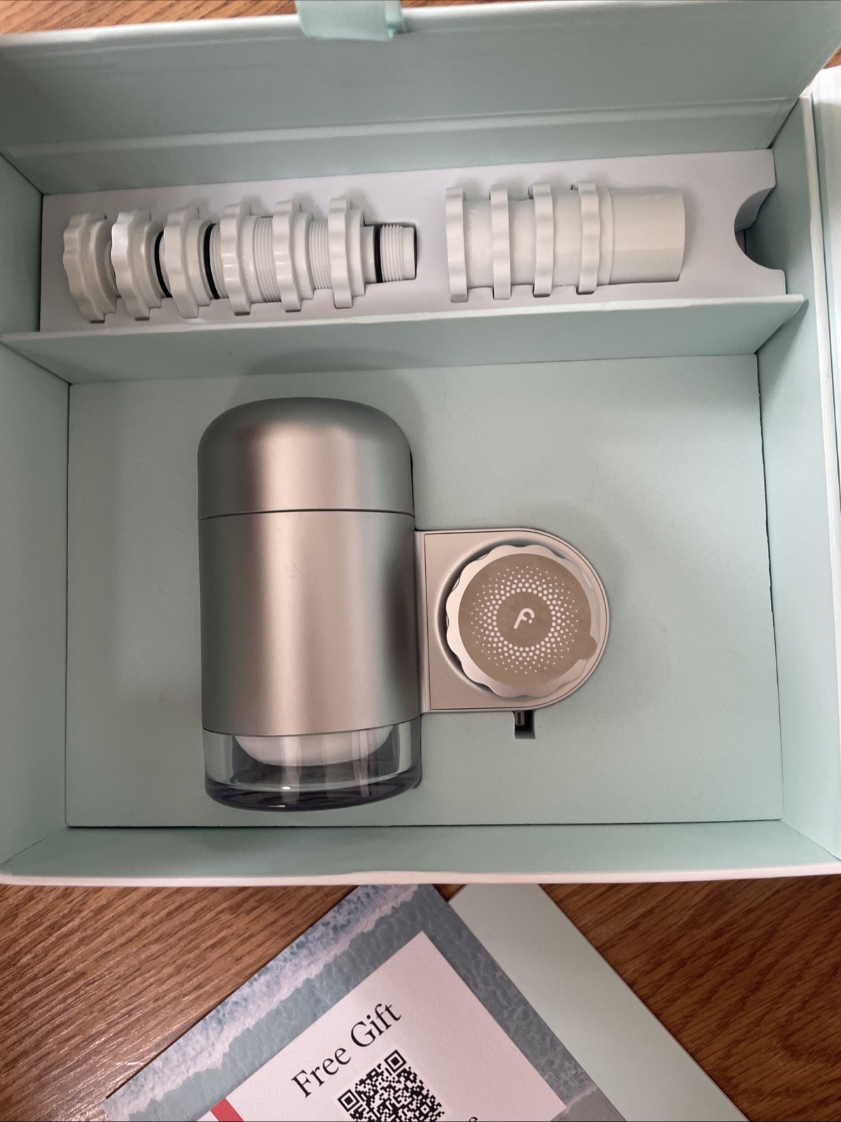 Filterbaby 2.0 Silver Skincare Faucet Water Filter System Open Box Complete Set