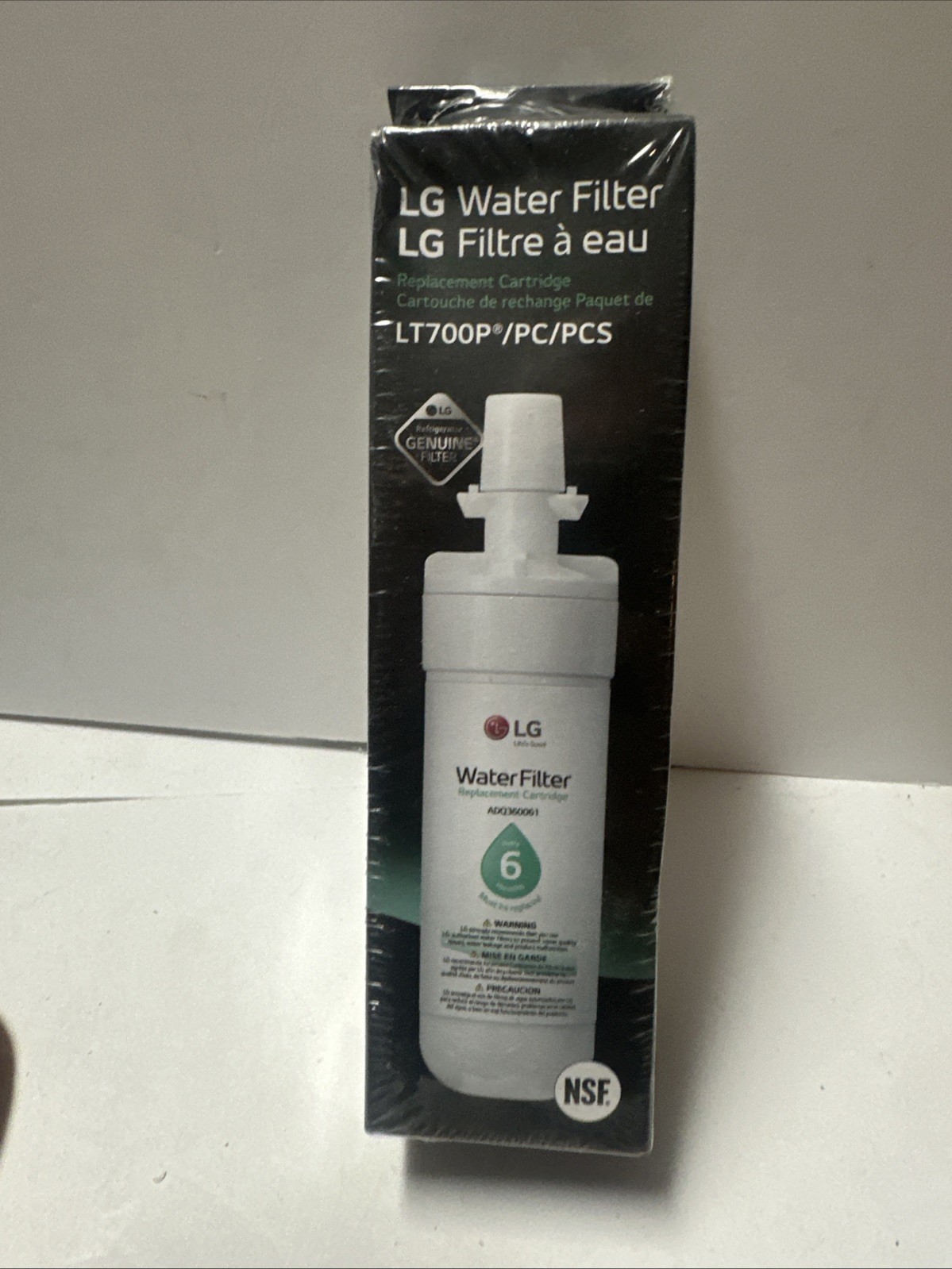LG Water Filter Replacement Refrigeration Cartridge LT700P/PC/PCS Genuine New