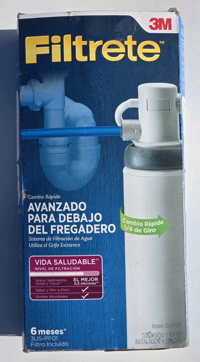 Filtrete Filter Advanced Under Sink Quick Change Water Filtration System 3USPS01