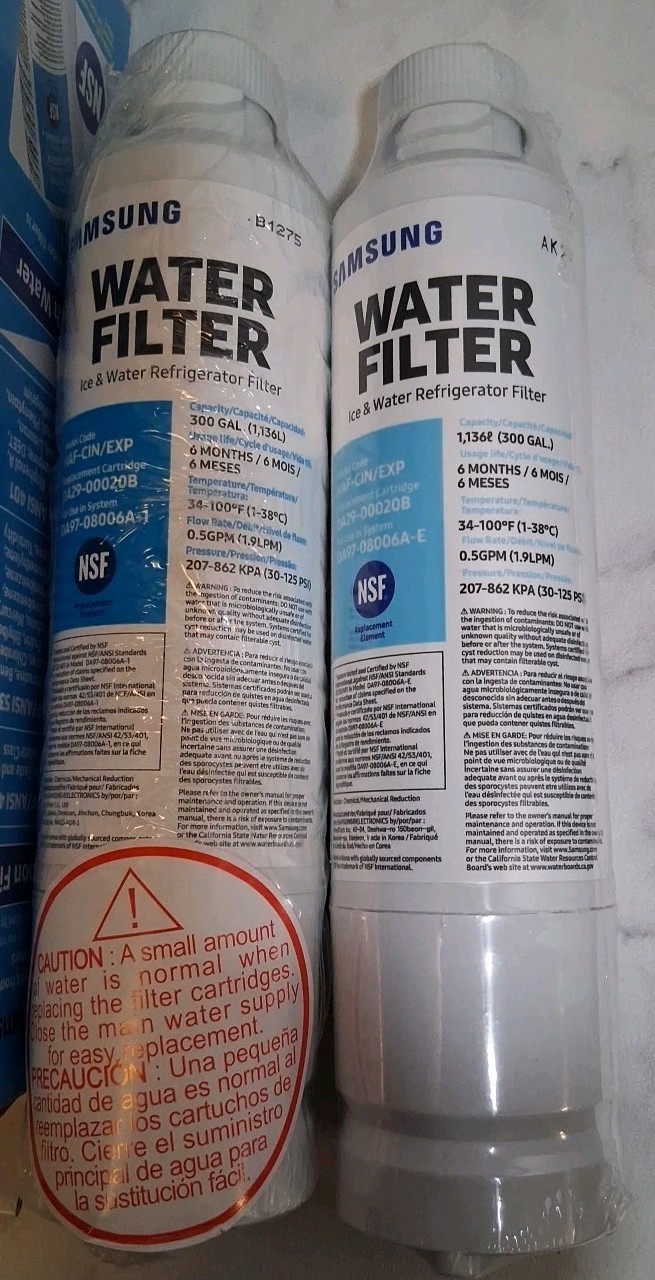 Samsung Replacement Refrigerator Water Filters DA29-00020B HAF-CIN/EXP Lot Of 2