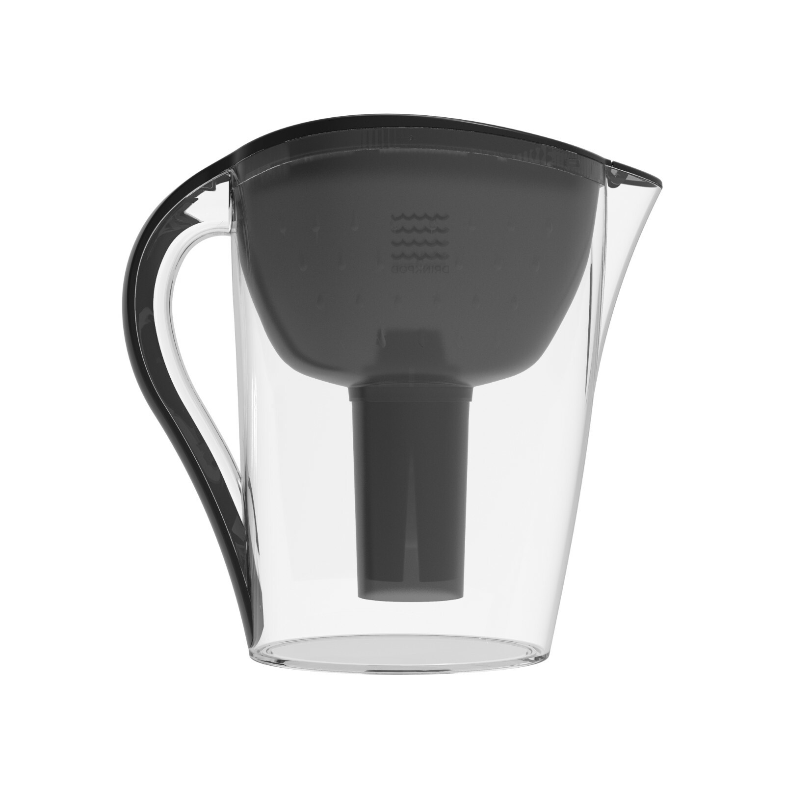 ALKALINE WATER FILTER PITCHER- 8 STAGES PURE WATER INCLUDES PITCHER & 3 FILTERS!