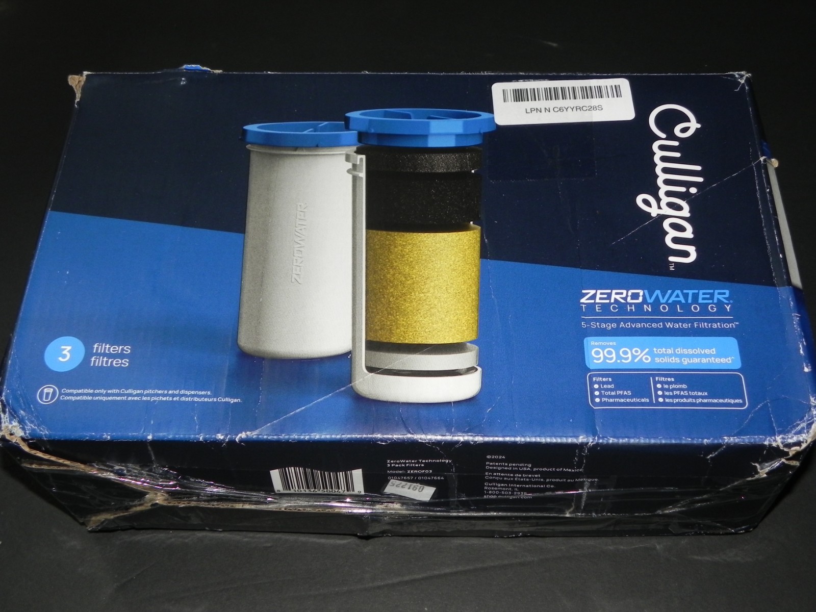 Culligan with ZeroWater Technology Replacement Filter 5-Stage Water Filter
