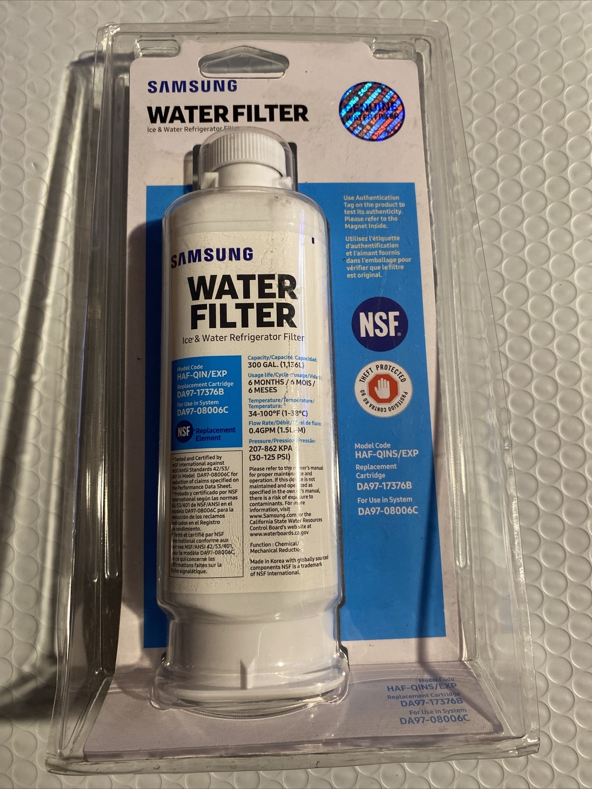 Samsung Water Filter DA97-17376B